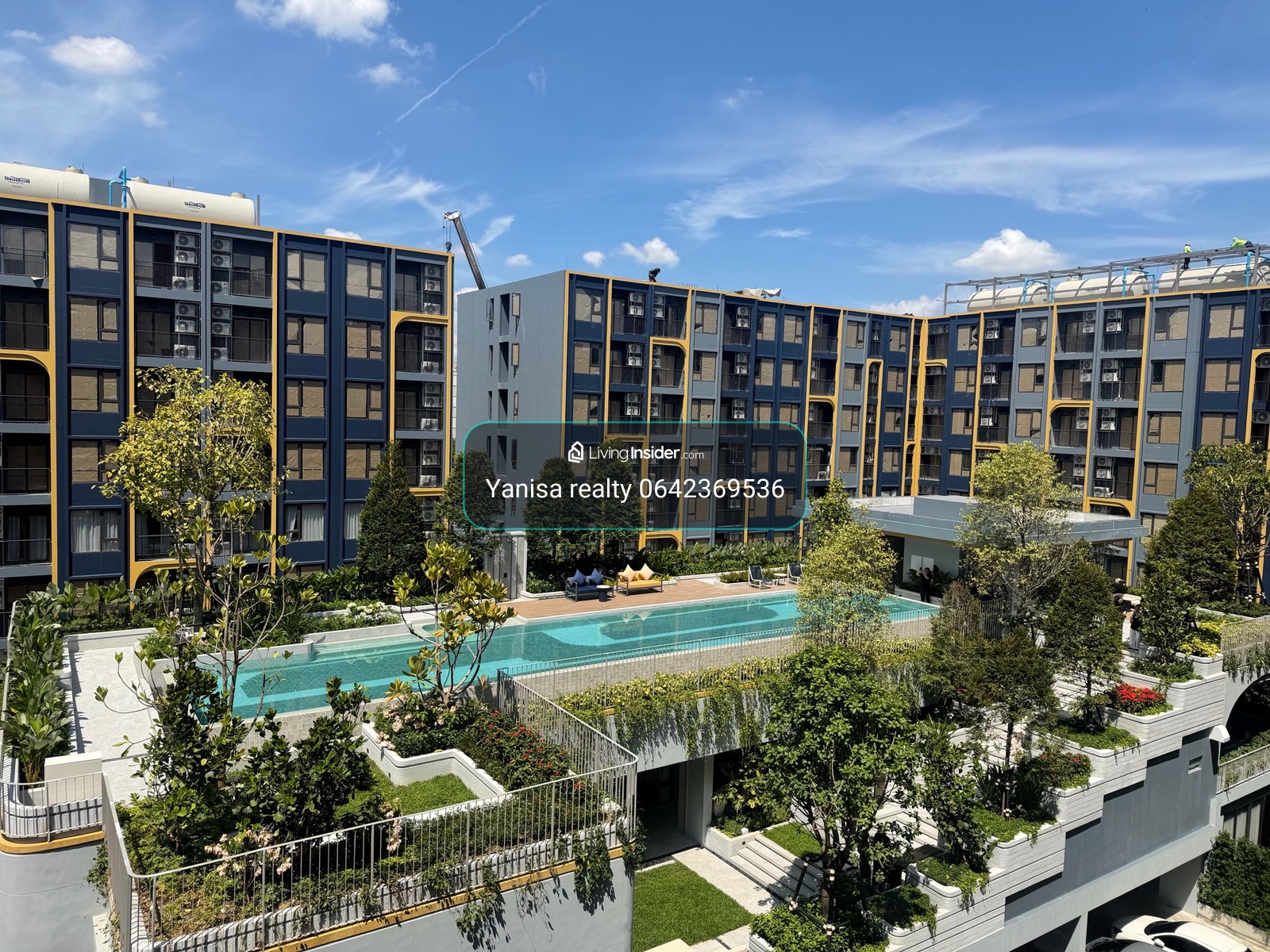Pool view room, has a 3-story common area, condo allows pets | 🚆 near MRT Ratchadaphisek | The Base Ratchada 19, if interested call/line 0642369536 – รูปที่ 4