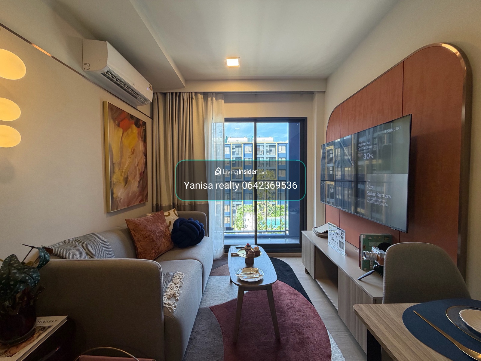 Pool view room, has a 3-story common area, condo allows pets | 🚆 near MRT Ratchadaphisek | The Base Ratchada 19, if interested call/line 0642369536 – รูปที่ 2
