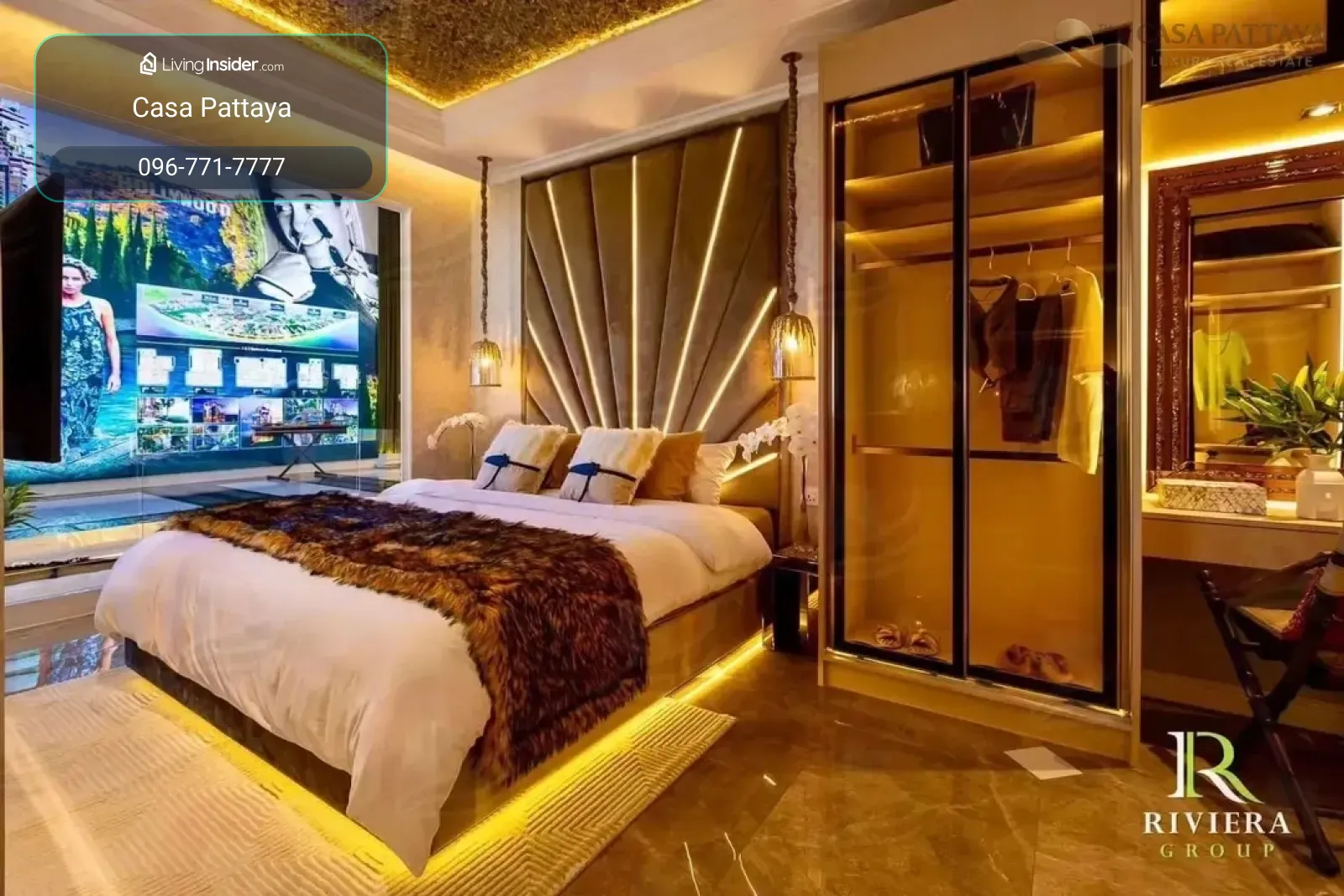ขายคอนโด The Riviera Malibu พัทยา ห้องมุม วิวเมือง – รูปที่ 3