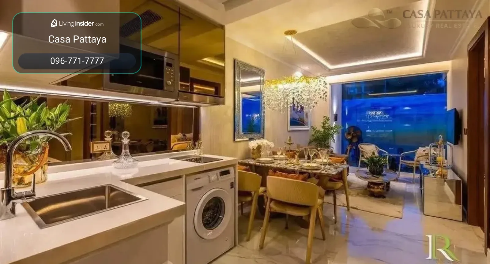 ขายคอนโด The Riviera Malibu พัทยา ห้องมุม วิวเมือง – รูปที่ 4