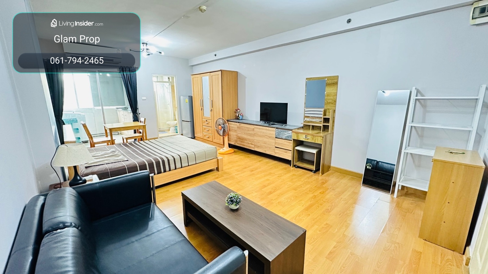 ห้องสตูดิโอให้เช่าเพียง 100 เมตรจาก บีทีเอส อุดมสุข – รูปที่ 2