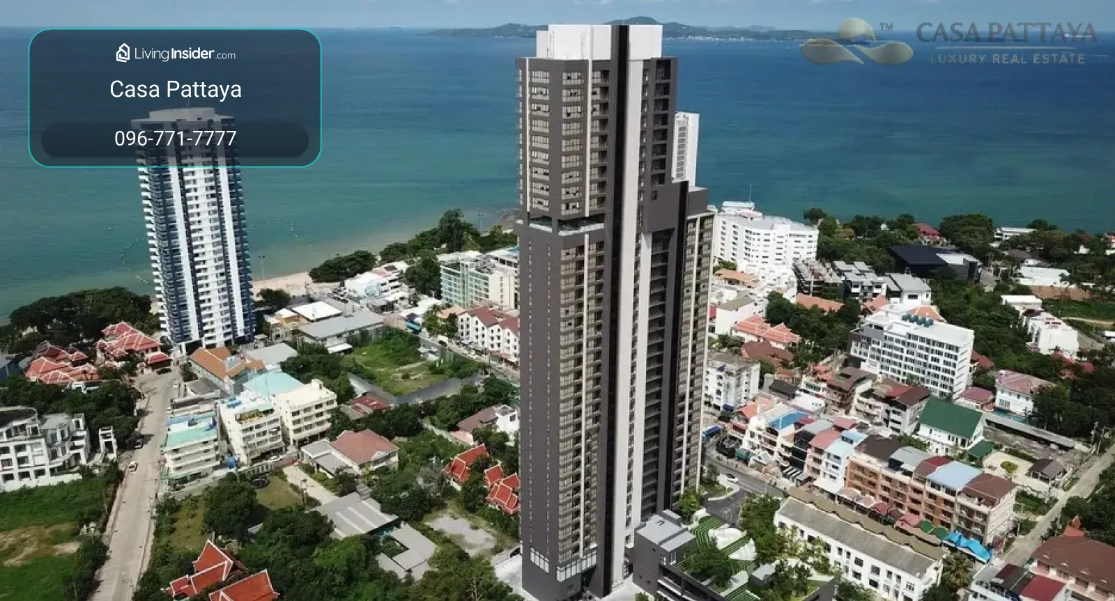 ปล่อยเช่าคอนโดหรู The Panora Pattaya (เขาพระตำหนัก) - วิวเมือง ชั้นสูง! – รูปที่ 2