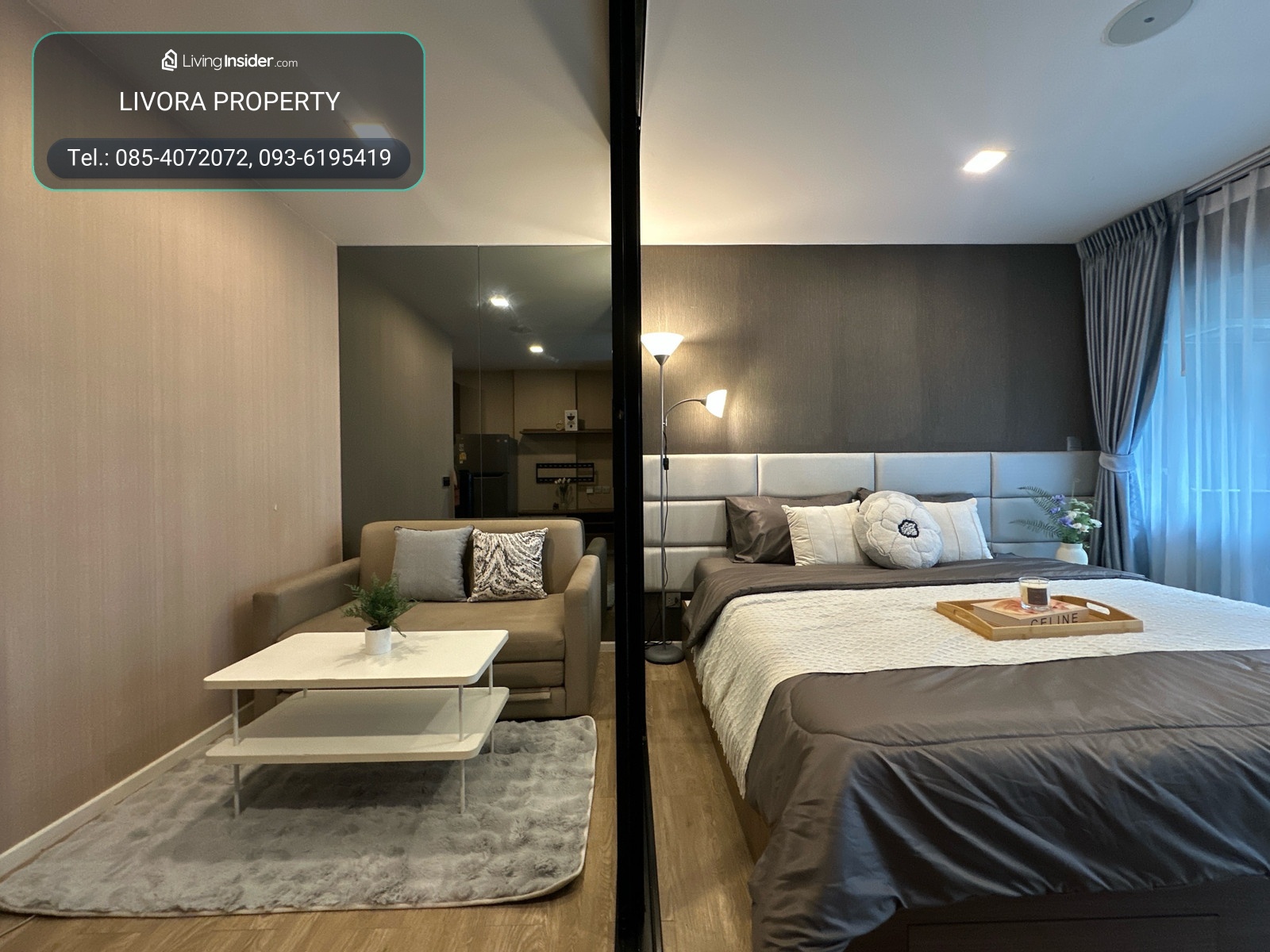 🔥ให้เช่า🔥 Kave Town Space | คอนโดติดม.กรุงเทพ | ห้องใหญ่ ระเบียงกว้าง วิวสวน 🌟พร้อมเข้าอยู่ – รูปที่ 3