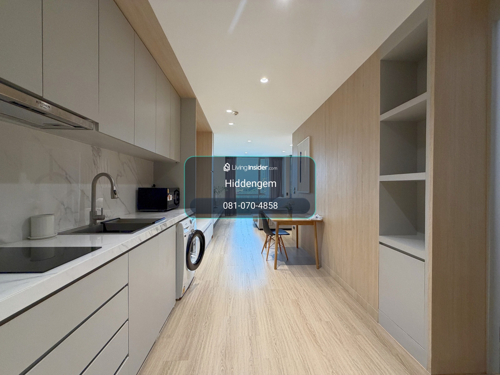 🔥 ให้เช่า Villa Rachakhru | 1 ห้องนอน 56.6 ตร.ม. แต่งโทนไม้อบอุ่น 🔥 – รูปที่ 2