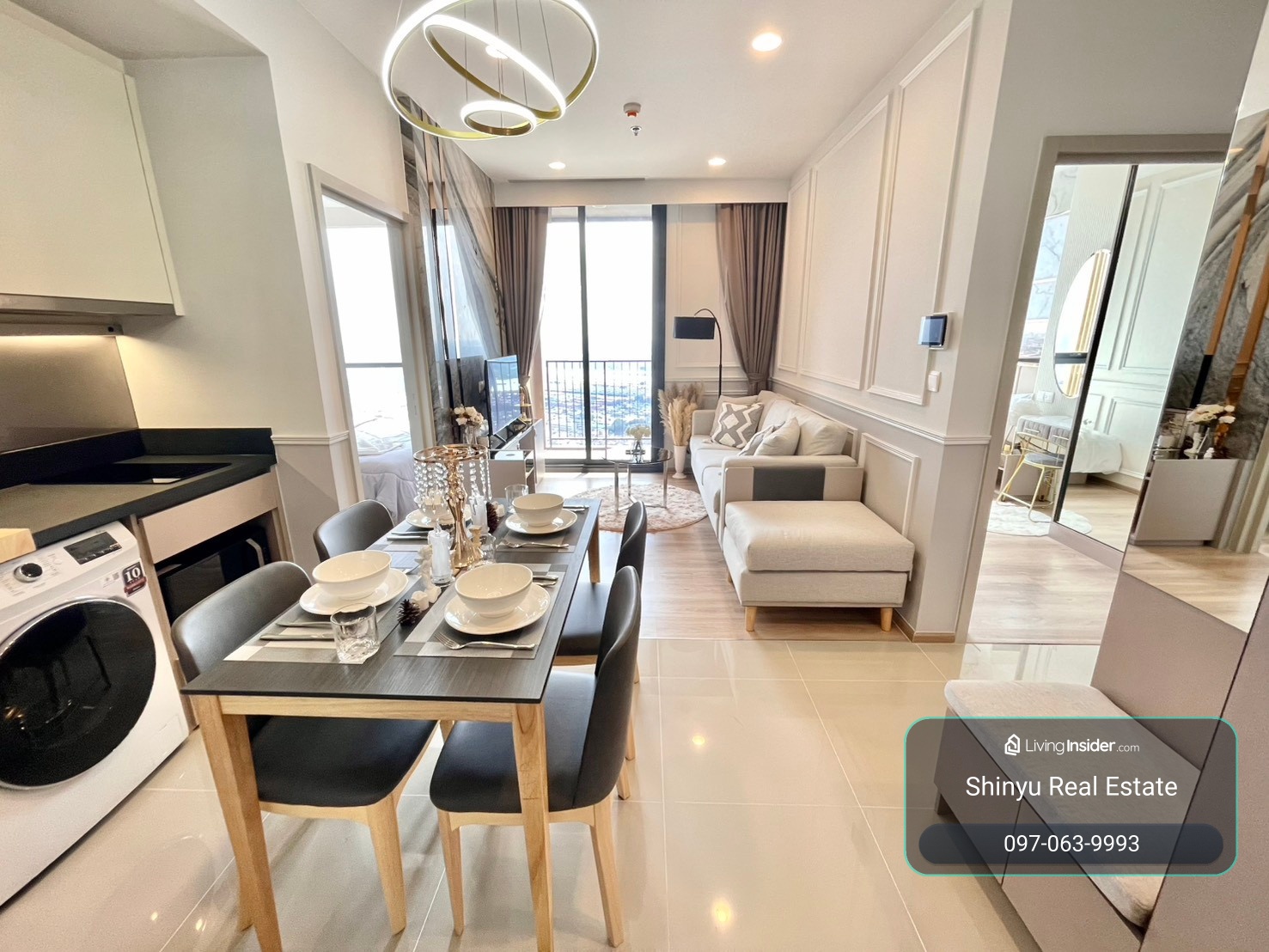 ให้เช่าคอนโด OKA Haus - 2 ห้องนอน 2 ห้องน้ำ - 50 ตร.ม. - เช่า 38,000 บาท/เดือน [TTr2610001]  – รูปที่ 3