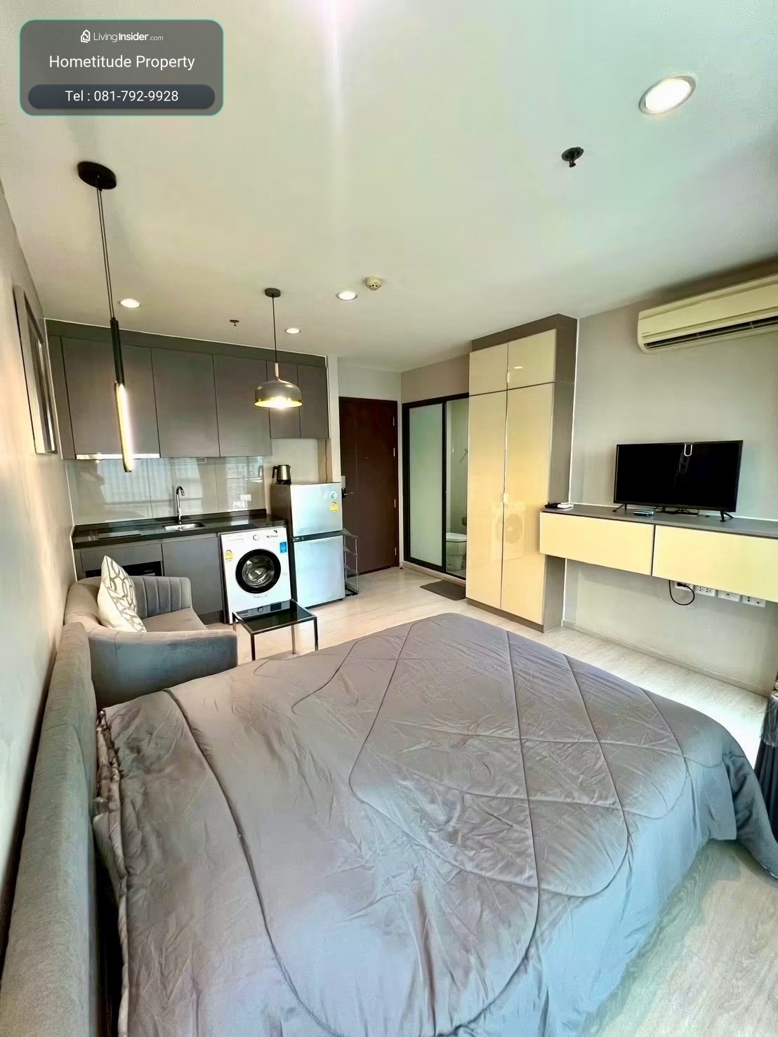 ✅ For rent Rhythm Asoke 1 💜 only 17,000 baht/month 🚆 near MRT Rama 9 about 300 m. – รูปที่ 3