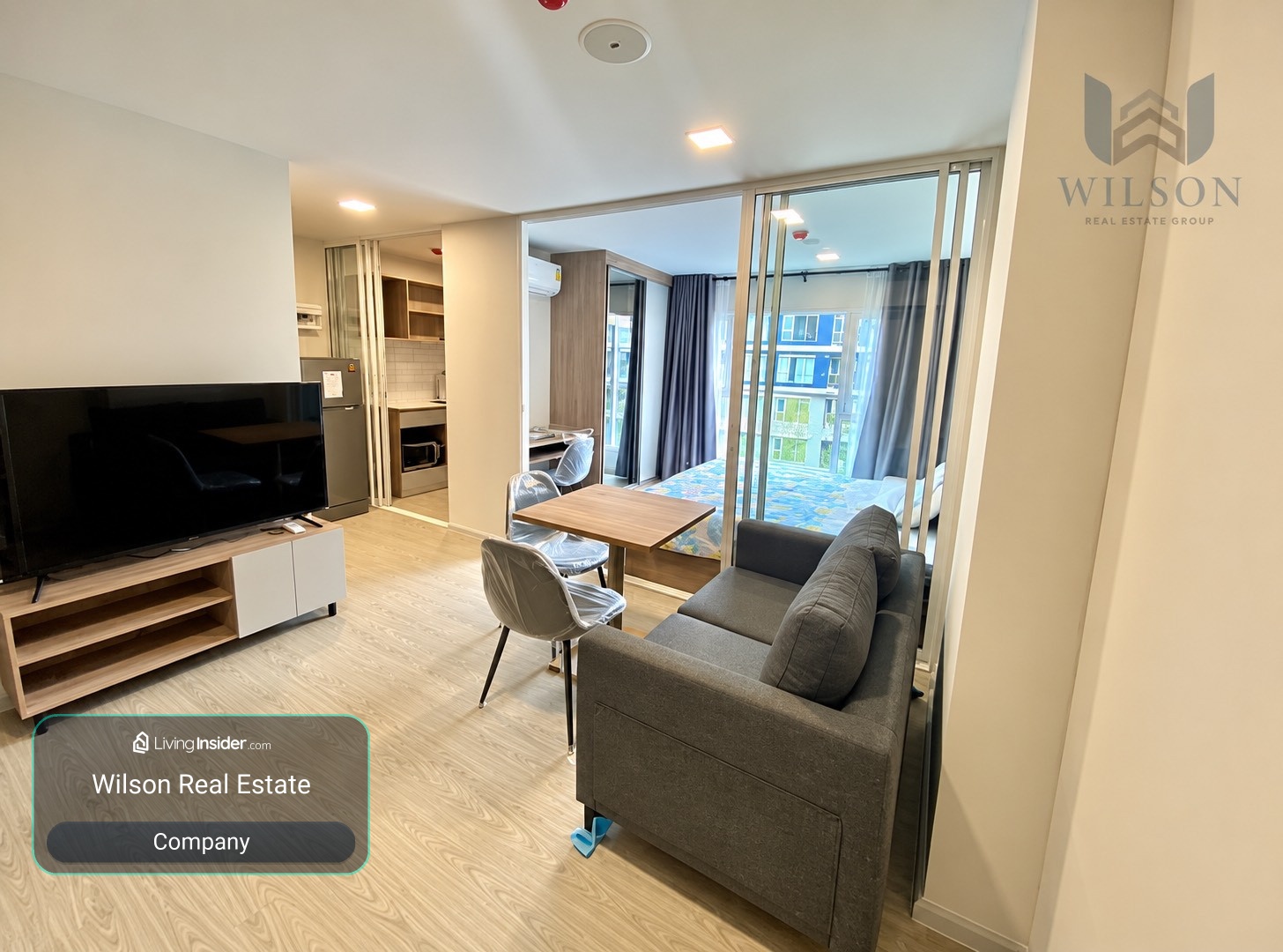 🏝️ For rent 𝗞𝗔𝗩𝗘 𝗧𝗢𝗪𝗡 𝗜𝗦𝗟𝗔𝗡𝗗 | 𝗖𝗢𝗥𝗡𝗘𝗥 𝗨𝗡𝗜𝗧 ✨ | Pool view 🌊 | Separate kitchen | 29 sq m. – รูปที่ 2
