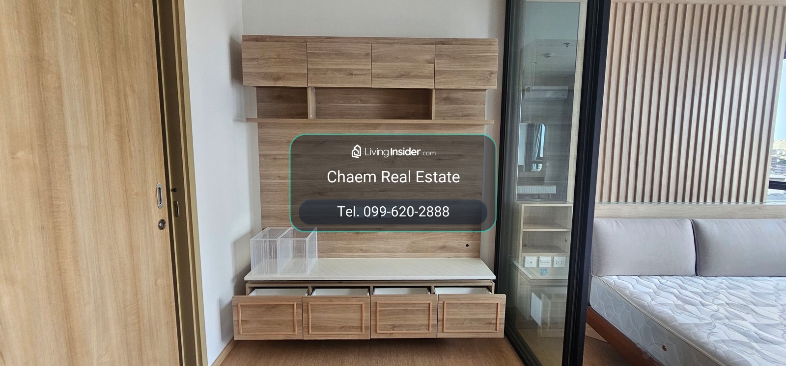 **พร้อมเข้าอยู่** ห้องไม่เคยผ่านการปล่อยเช่า | Studio bed 1bath | สนใจติดต่อ k.เฌอเอม 099-620-2888 – รูปที่ 4