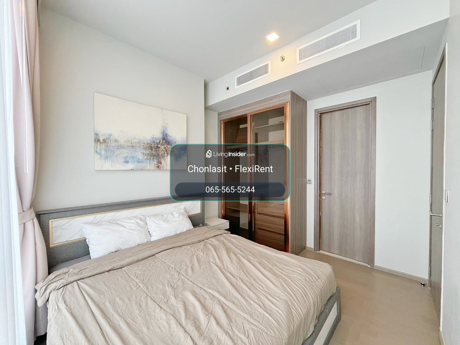 🏙️ ให้เช่า FYNN Asoke ✨ 2 ห้องนอน | ห้องมุม | ชั้น 7 | 48 ตร.ม. 🛋️ Fully Furnished | พร้อมเข้าอยู่ – รูปที่ 3