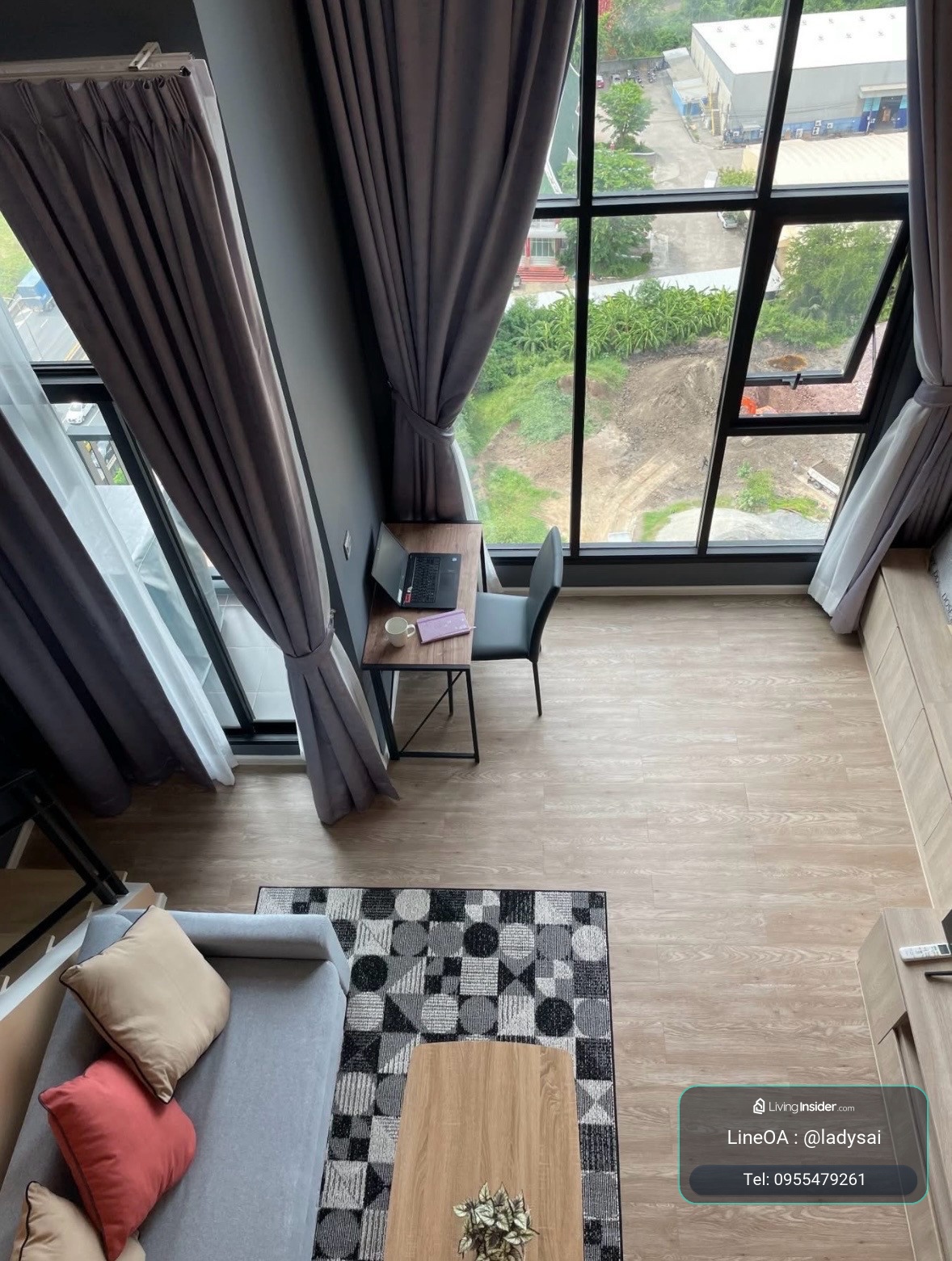 ให้เช่า Modiz sukhumvit 50  ✨Duplex ห้องมุม ✅LineOA : @ladysai  – รูปที่ 3
