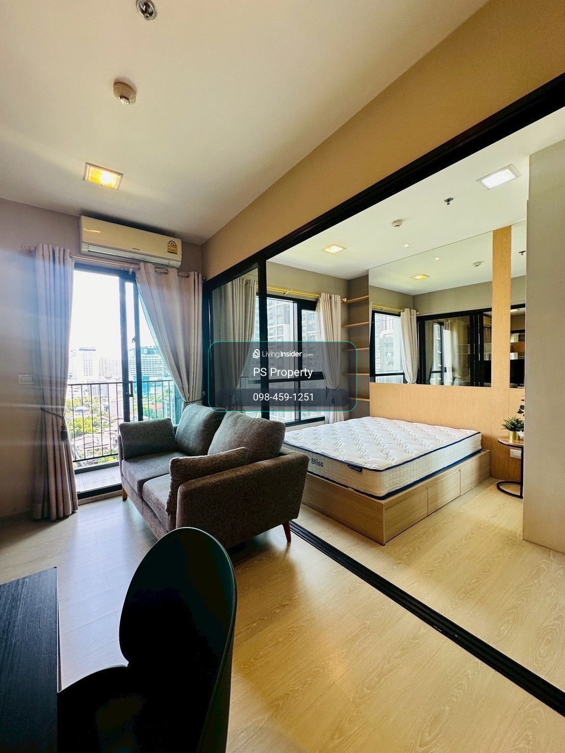ให้เช่า 🔥 Condolette Midst Rama 9 🔥 เฟอร์นิเจอร์ และ เครื่องใช้ไฟฟ้าครบ ใกล้ MRT พระราม 9 – รูปที่ 2
