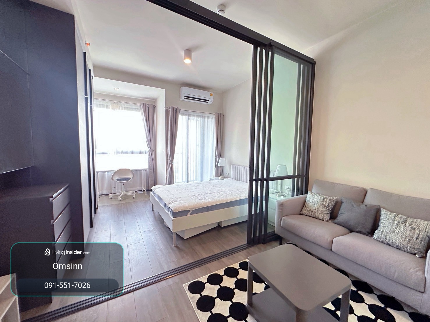 ไอดีโอ สุขุมวิท-พระราม 4 | 31 ตร.ม. ชั้น 19 | เช่า 19,000 บาท/เดือน – รูปที่ 3