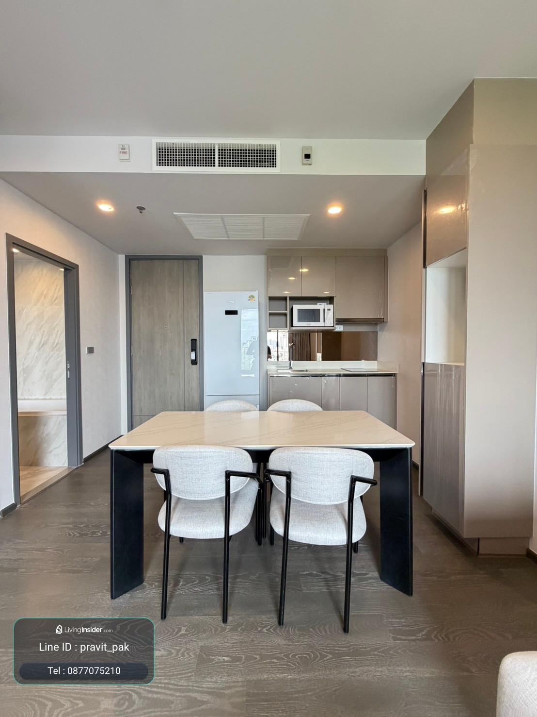 Coco Parc 1 bedroom, 1 bathroom, new room, fully furnished, ready to move in, first hand room from project sales. With services from the Dusit hotel chain, prices starting at only 7.9 million 087-7075210 Boy – รูปที่ 2