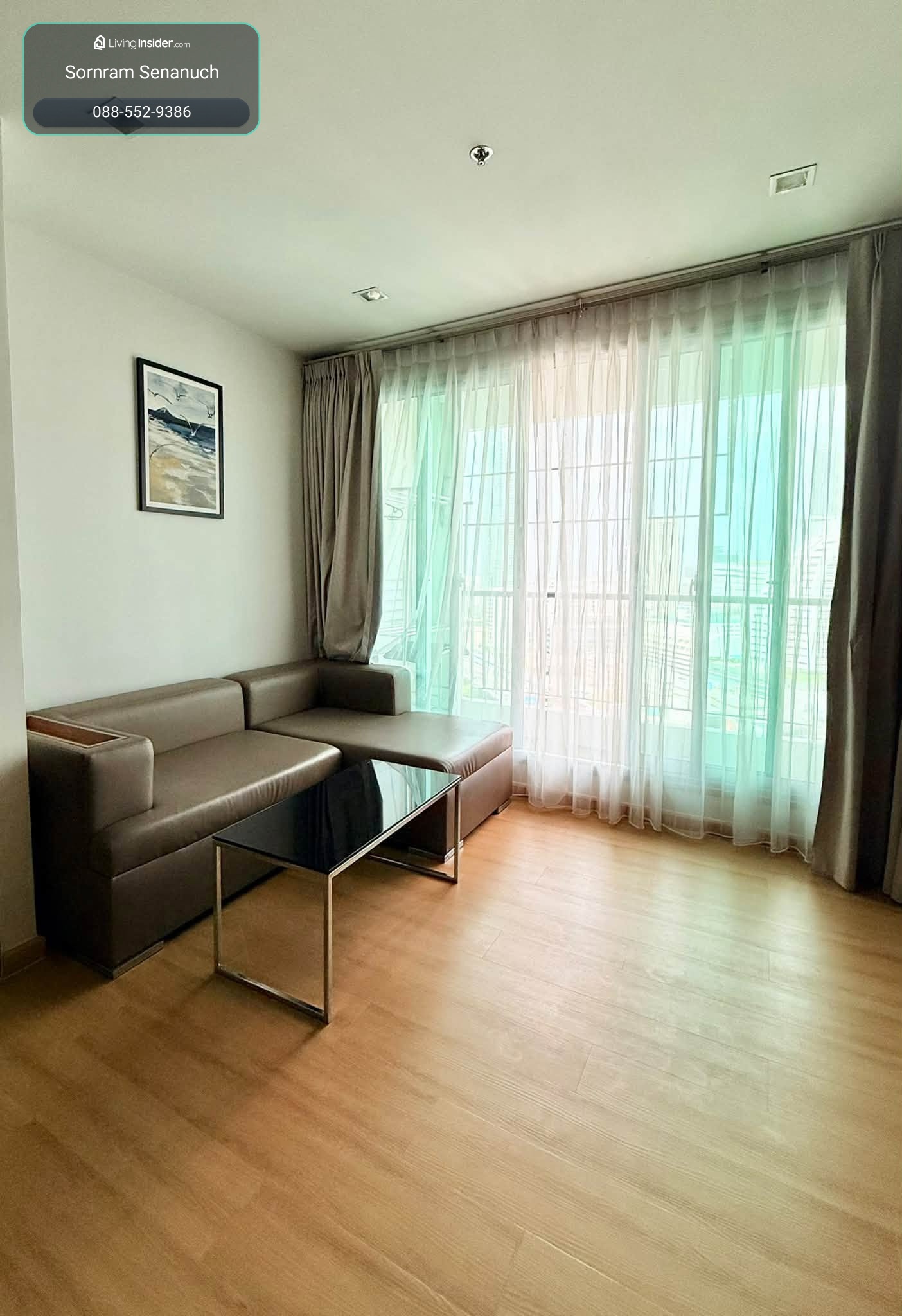 For Rent: Rhythm Sathorn 2BR 68 sqm, 20th Floor River View – รูปที่ 3