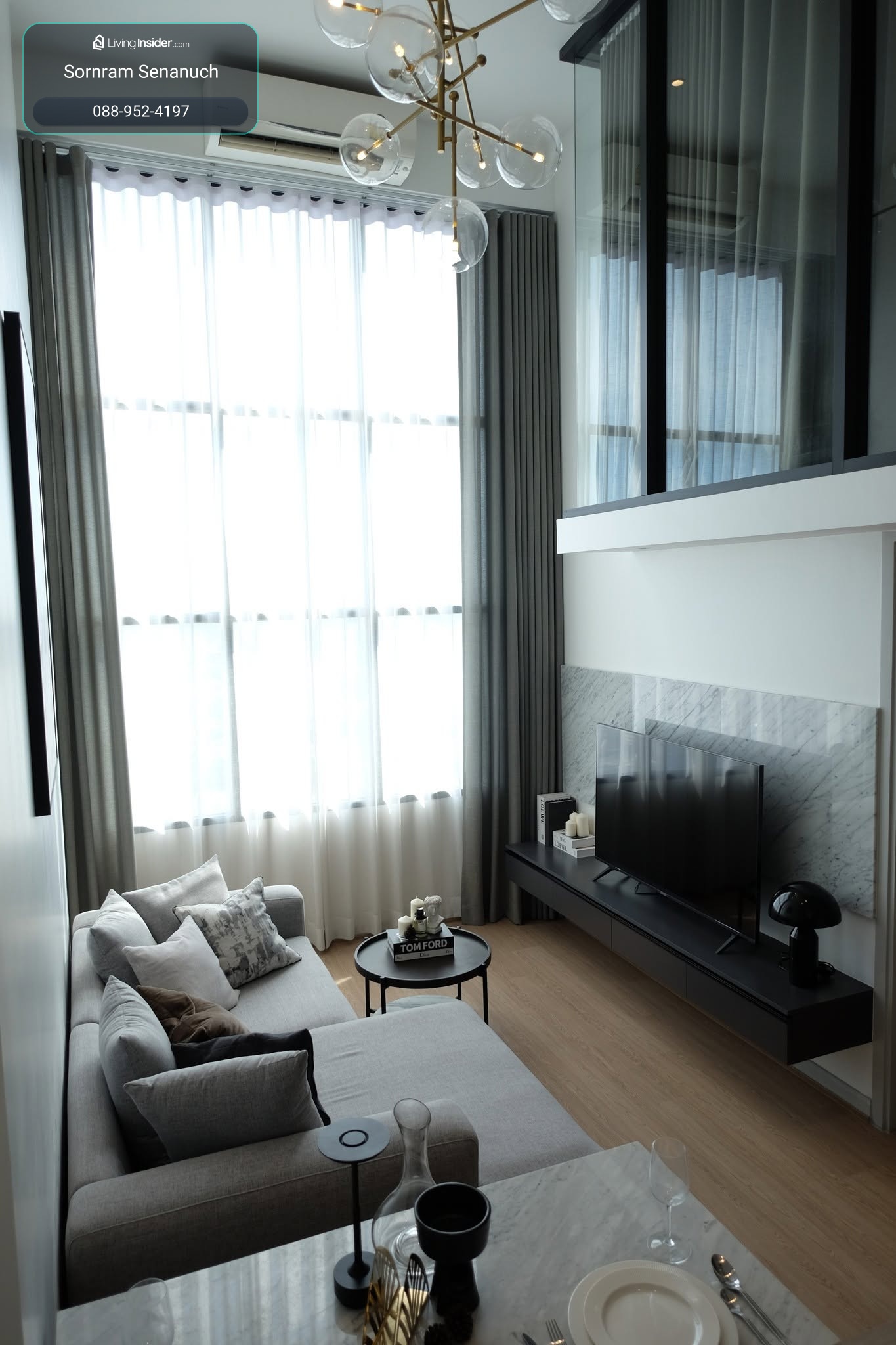 For Rent: KnightsBridge Prime Sathorn 2BR Duplex 58 Sqm – รูปที่ 3