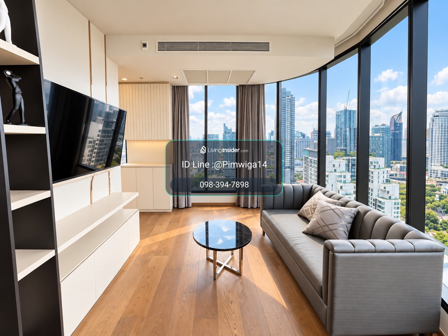 ✨ Rare Item! ห้องมุม วิวเมือง 180° ชั้นสูง 29 IDEO Q Sukhumvit 36 | 2 ห้องนอน | 53 ตร.ม. – รูปที่ 2