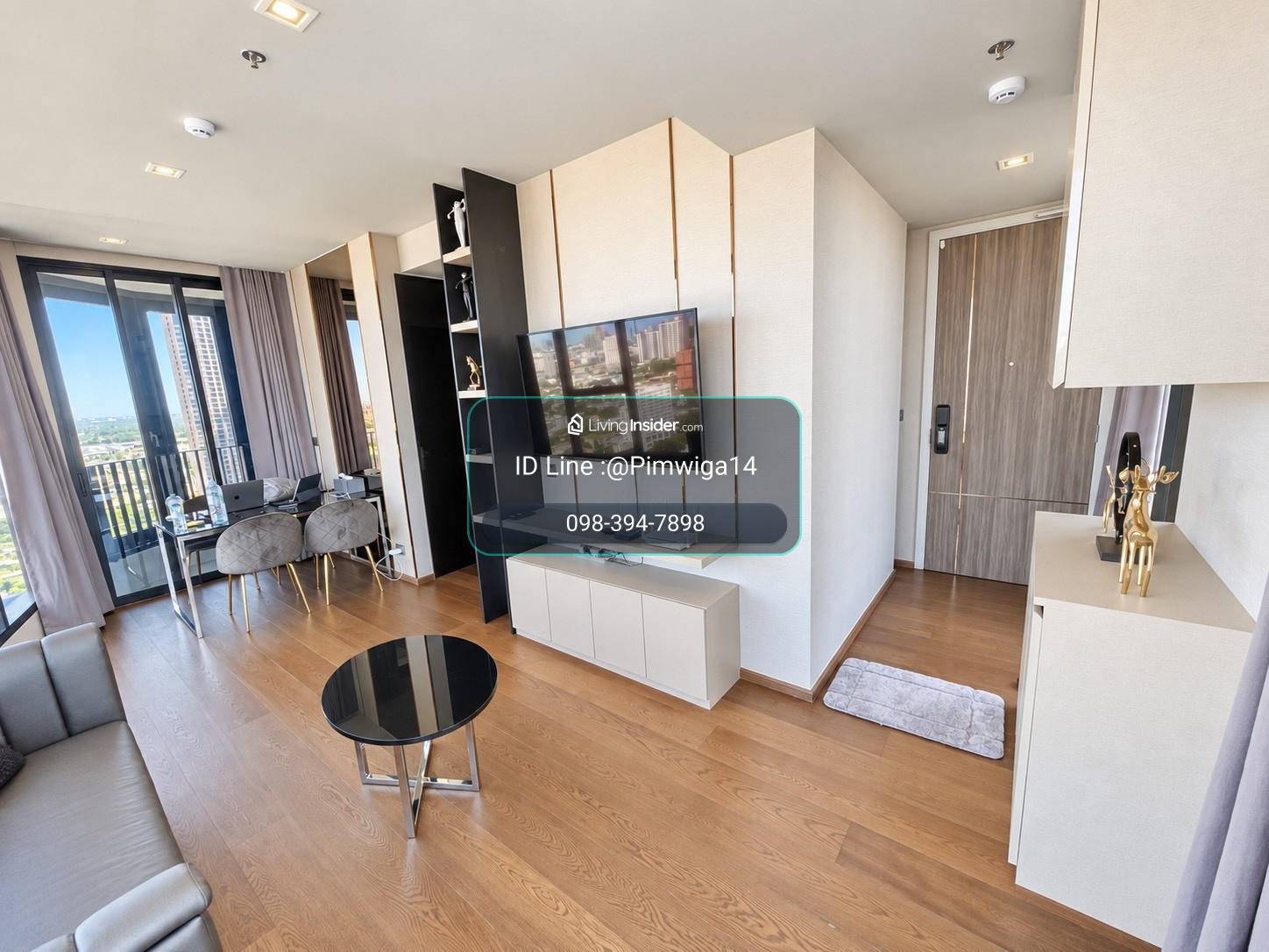✨ Rare Item! ห้องมุม วิวเมือง 180° ชั้นสูง 29 IDEO Q Sukhumvit 36 | 2 ห้องนอน | 53 ตร.ม. – รูปที่ 3