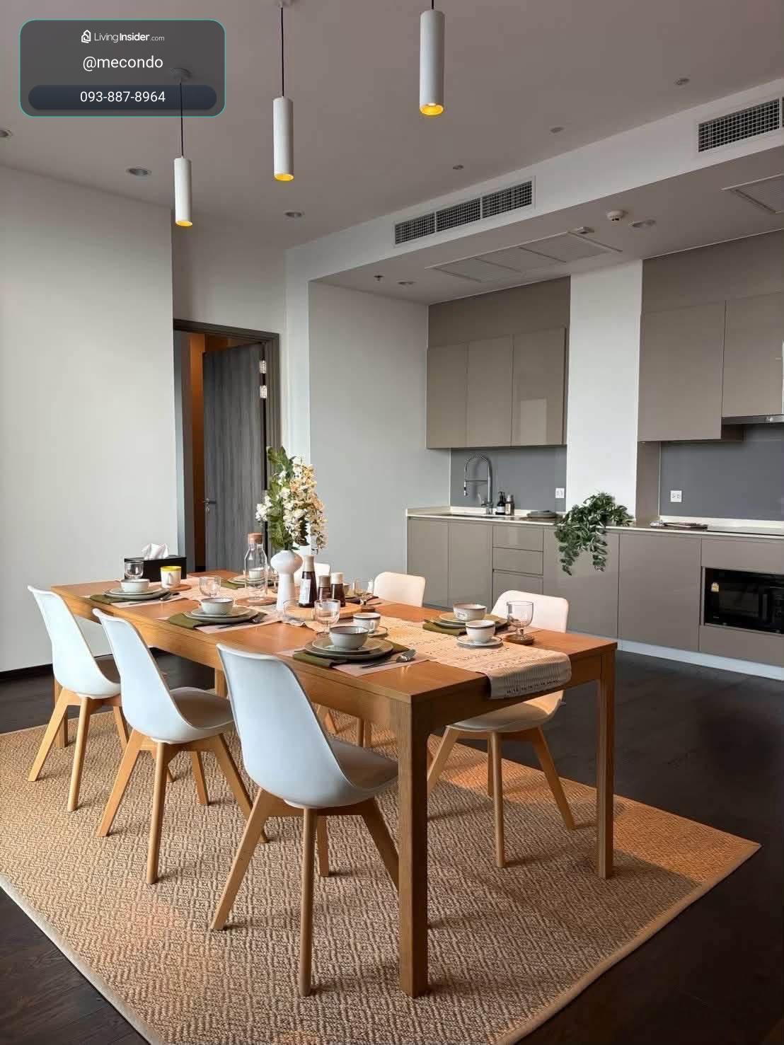 ME2500673 ให้เช่าคอนโด Whizdom Essence สุขุมวิท ห้อง Penthouses 4 นอน ชั้นสูง ใกล้ BTS ปุณณวิถี – รูปที่ 4