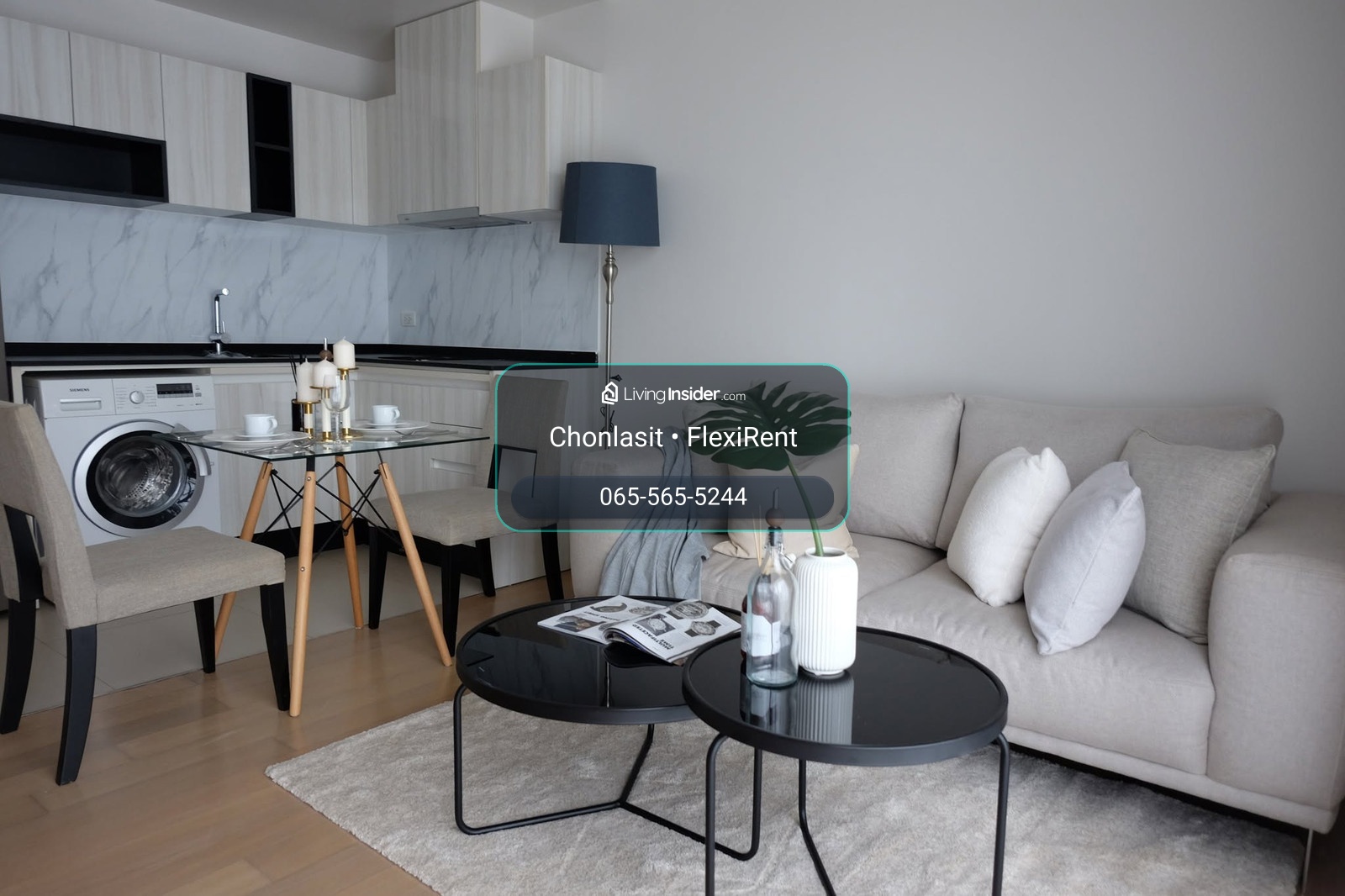 🏙️ ให้เช่า HQ Thonglor (เฮชคิว ทองหล่อ) ✨ 1 ห้องนอน | 1 ห้องน้ำ | 43 ตร.ม. | ชั้น 16 🚆 ใกล้ BTS ทองหล่อ | Fully Furnished | พร้อมเข้าอยู่ – รูปที่ 3