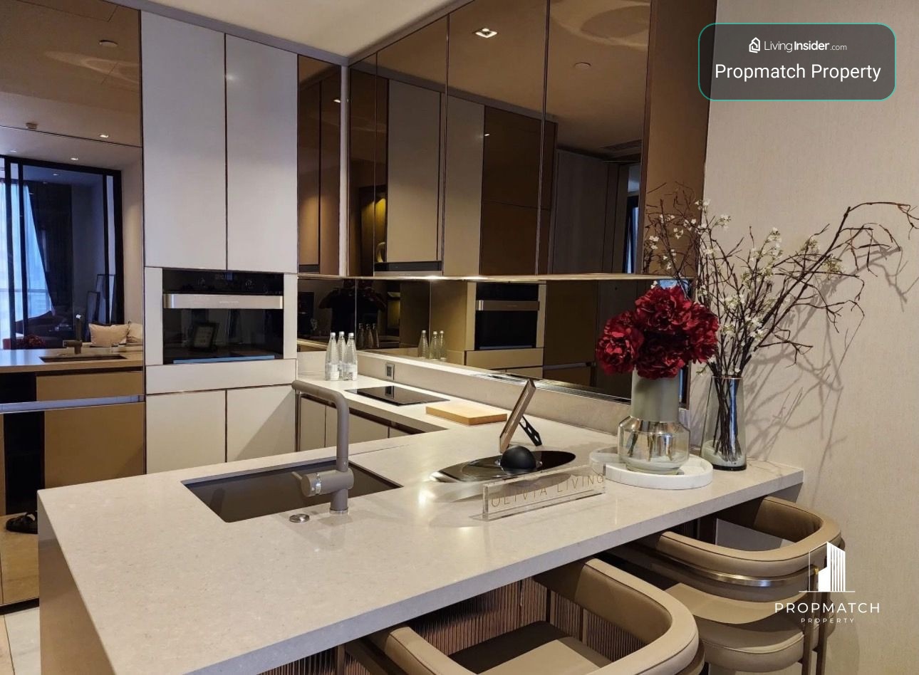 ✨Flash Deal ✨The Reserve Sathorn ( 1Bed 1Bath 57SQM.) พร้อมอยู่ ! เพียง 62,500 บาทต่อเดือน Tel.0981315848@propmatch  – รูปที่ 4