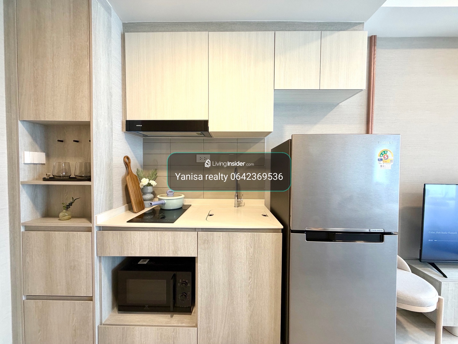 A room with complete functions in every corner With privacy Free common fees for 2 years, condo ready to move in, near MRT COBE Cultural Center, Ratchada-Rama 9. – รูปที่ 2