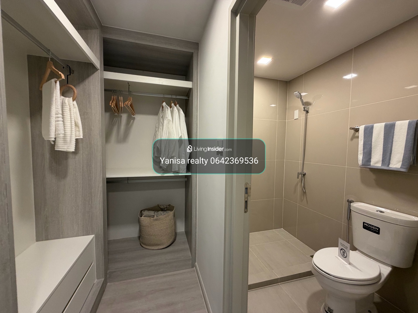 A room with complete functions in every corner With privacy Free common fees for 2 years, condo ready to move in, near MRT COBE Cultural Center, Ratchada-Rama 9. – รูปที่ 3