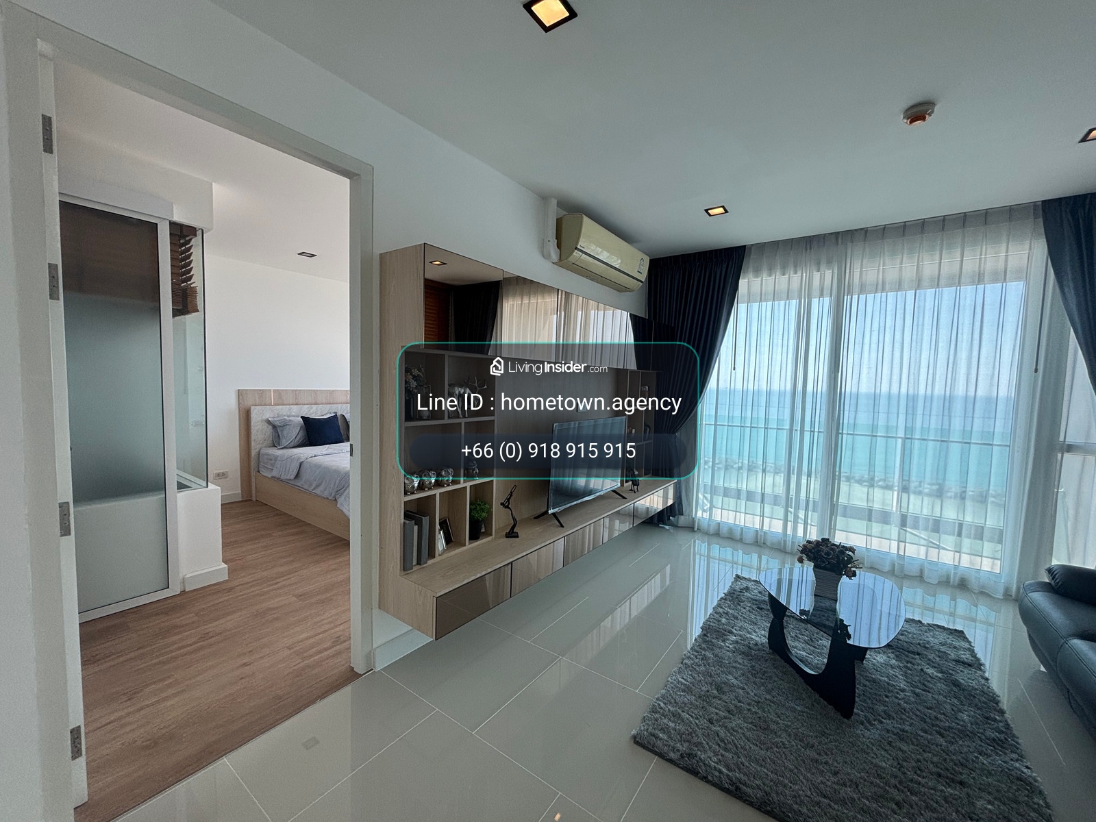 ขายด่วน One Bed The ultimate River Beach ระเบียงวิวทะเล เลียบหาดแสงจันทร์ แต่งครบ พร้อมอยู่  – รูปที่ 4