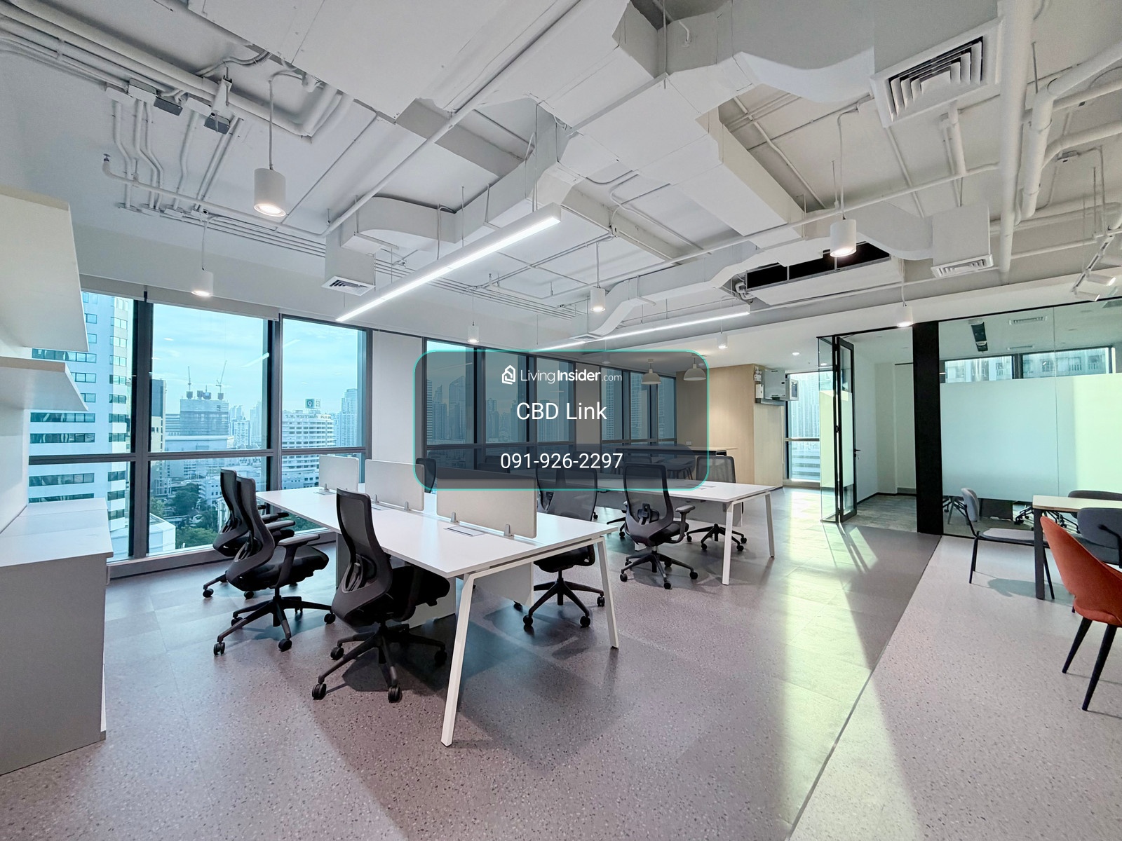 New Grade A Office เปิดแอร์ได้ 24ชม. ใกล้ MRT พระราม 9 – รูปที่ 4