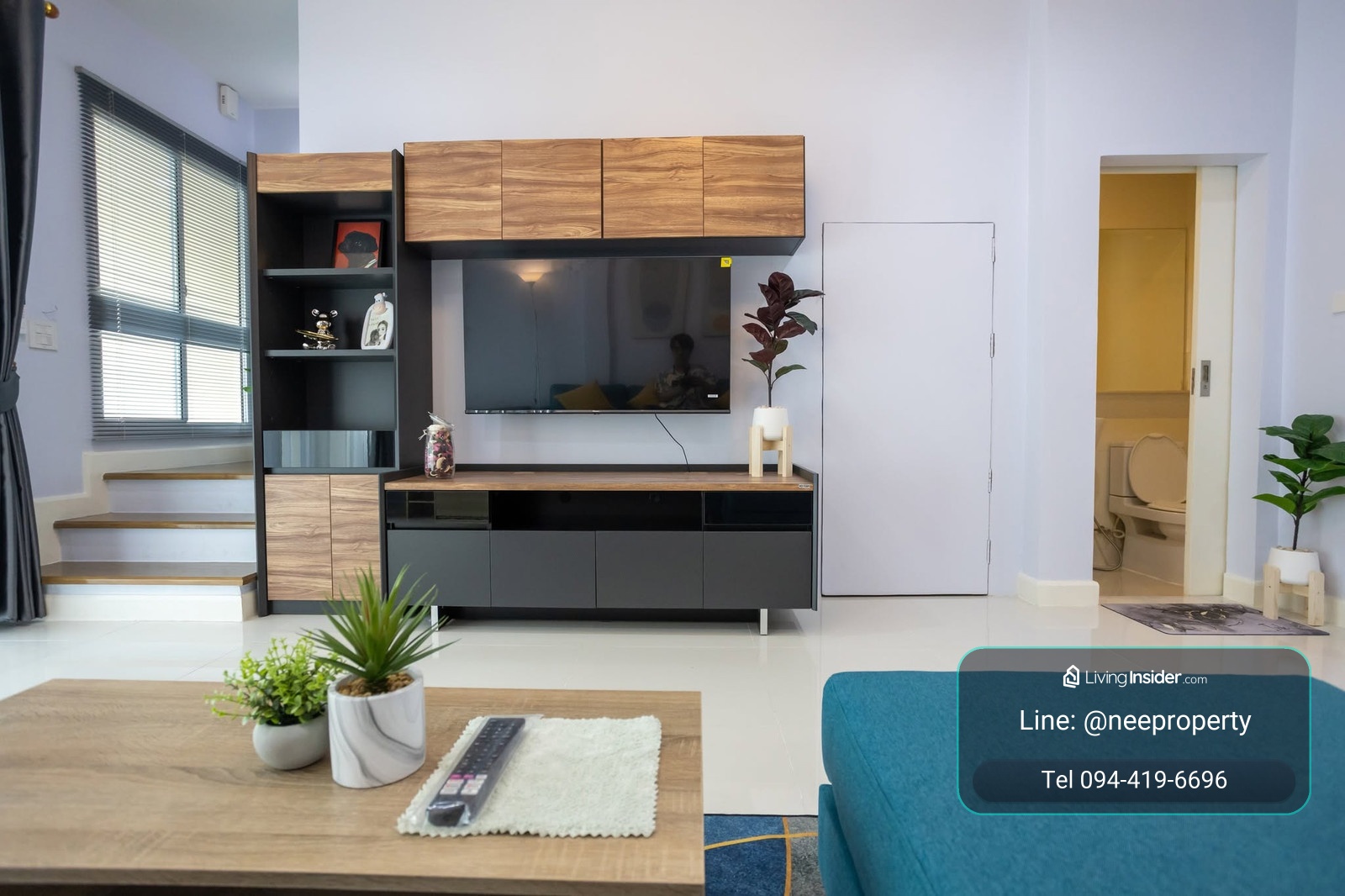 For rent, 3-story townhome, Baan Klang Muang, Lat Phrao 71, Garden View | Small village, quiet, ready to move in. – รูปที่ 3