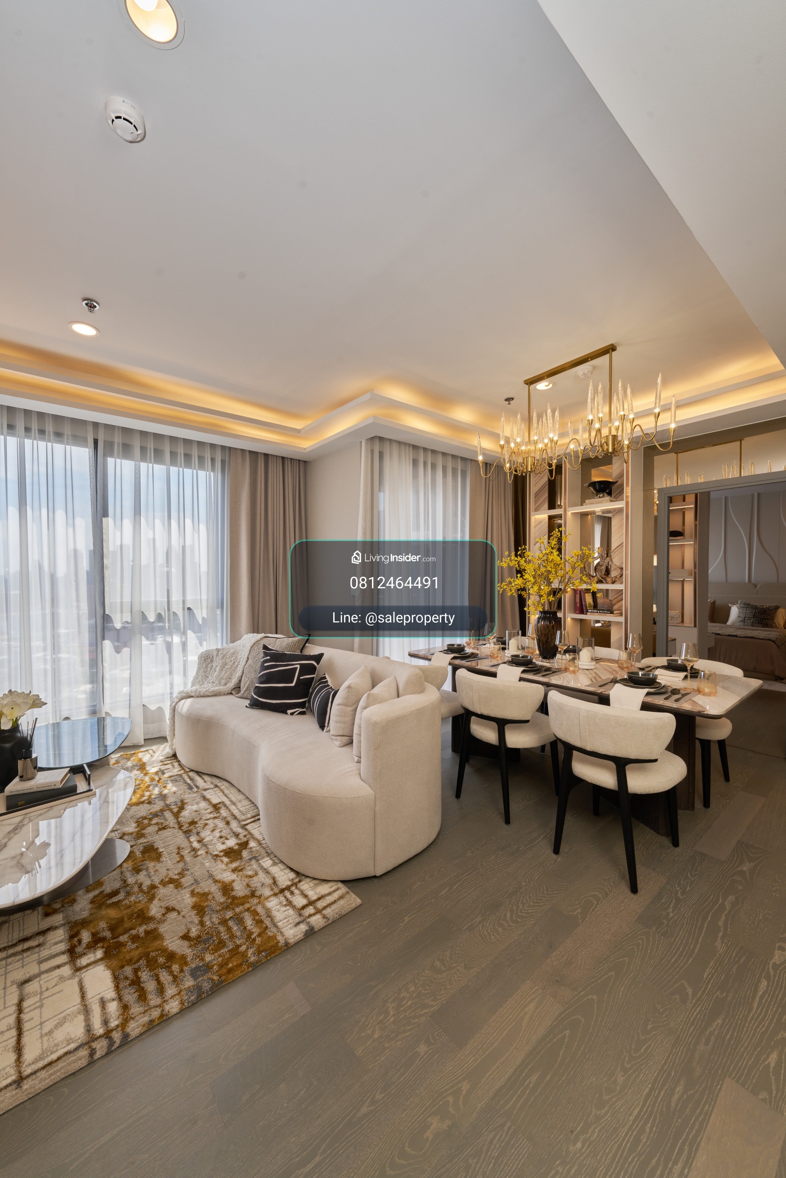 Coco parc Rama 4, 3 bedrooms, beautiful view, high floor, fully furnished. – รูปที่ 2