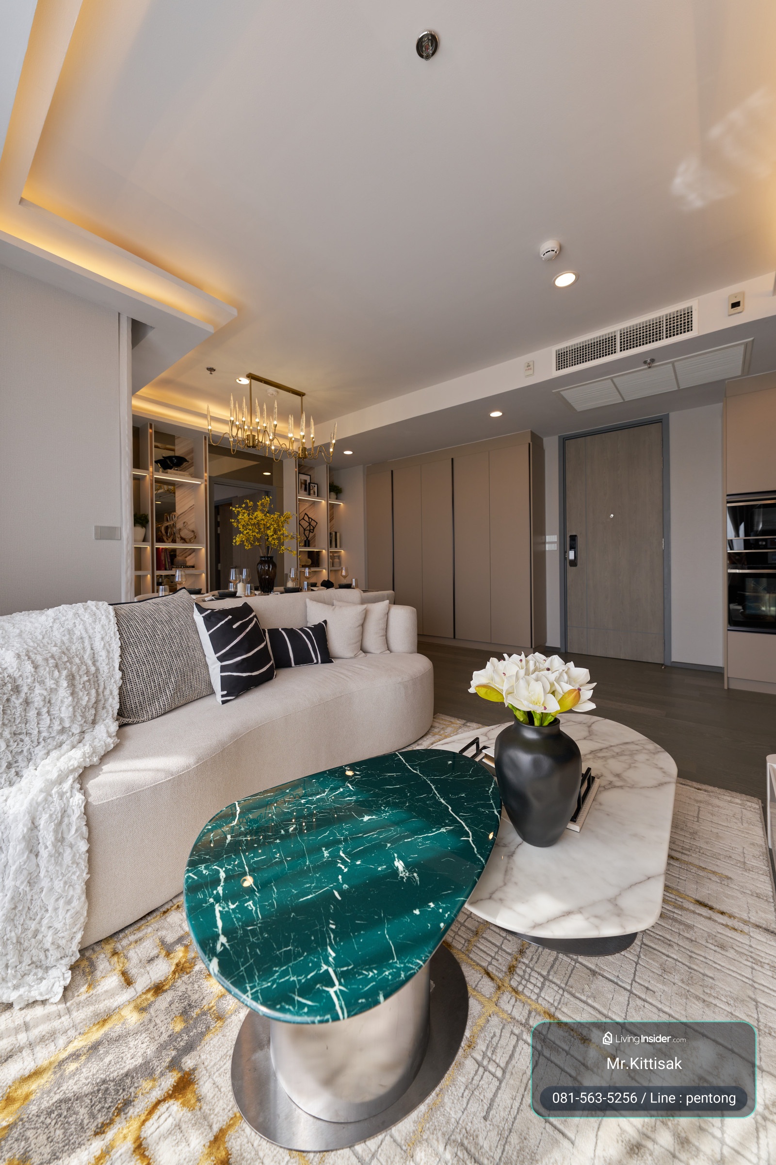 Coco parc condo Rama 4, 3 bedrooms, near One Bangkok, beautiful view, high floor. – รูปที่ 4