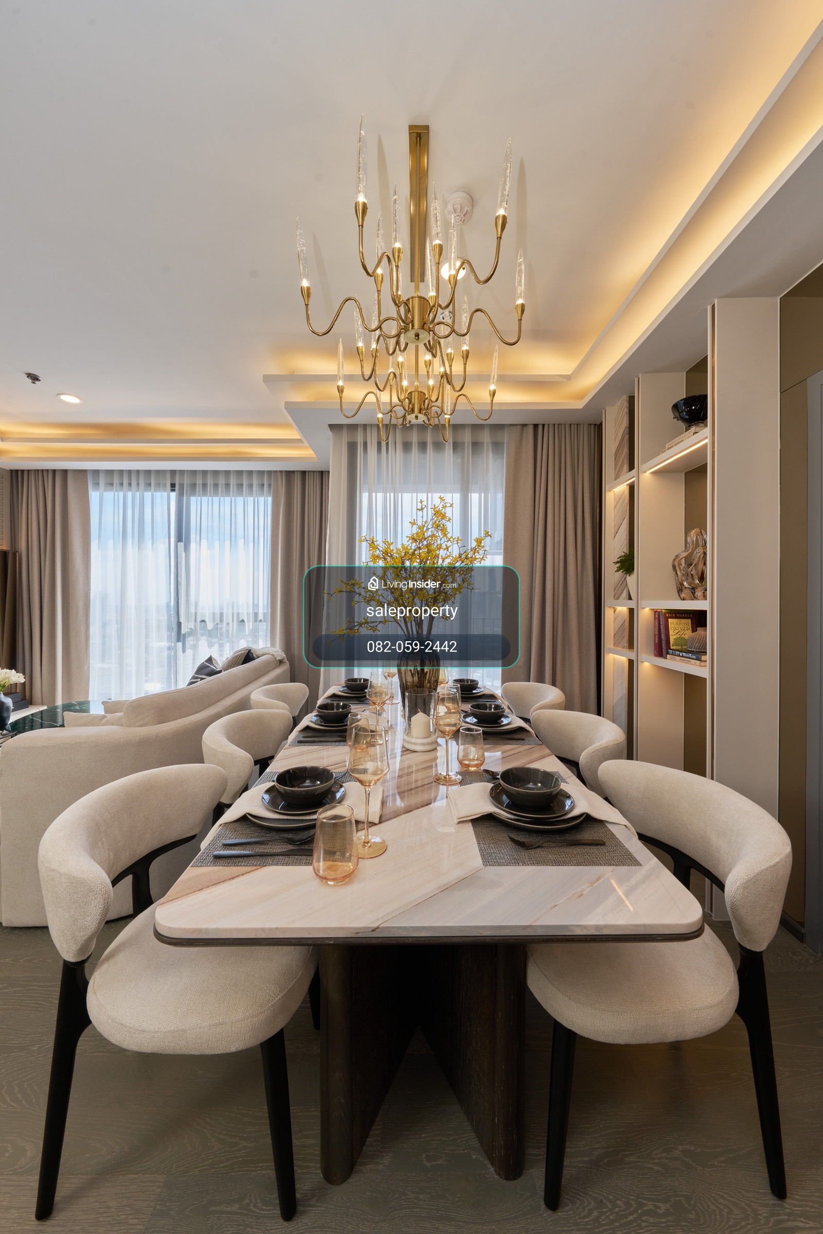 Coco parc Rama4 3ห้องนอนแต่งครบ ทำเลพระราม 4 ใกล้สวนลุม สาทร – รูปที่ 2