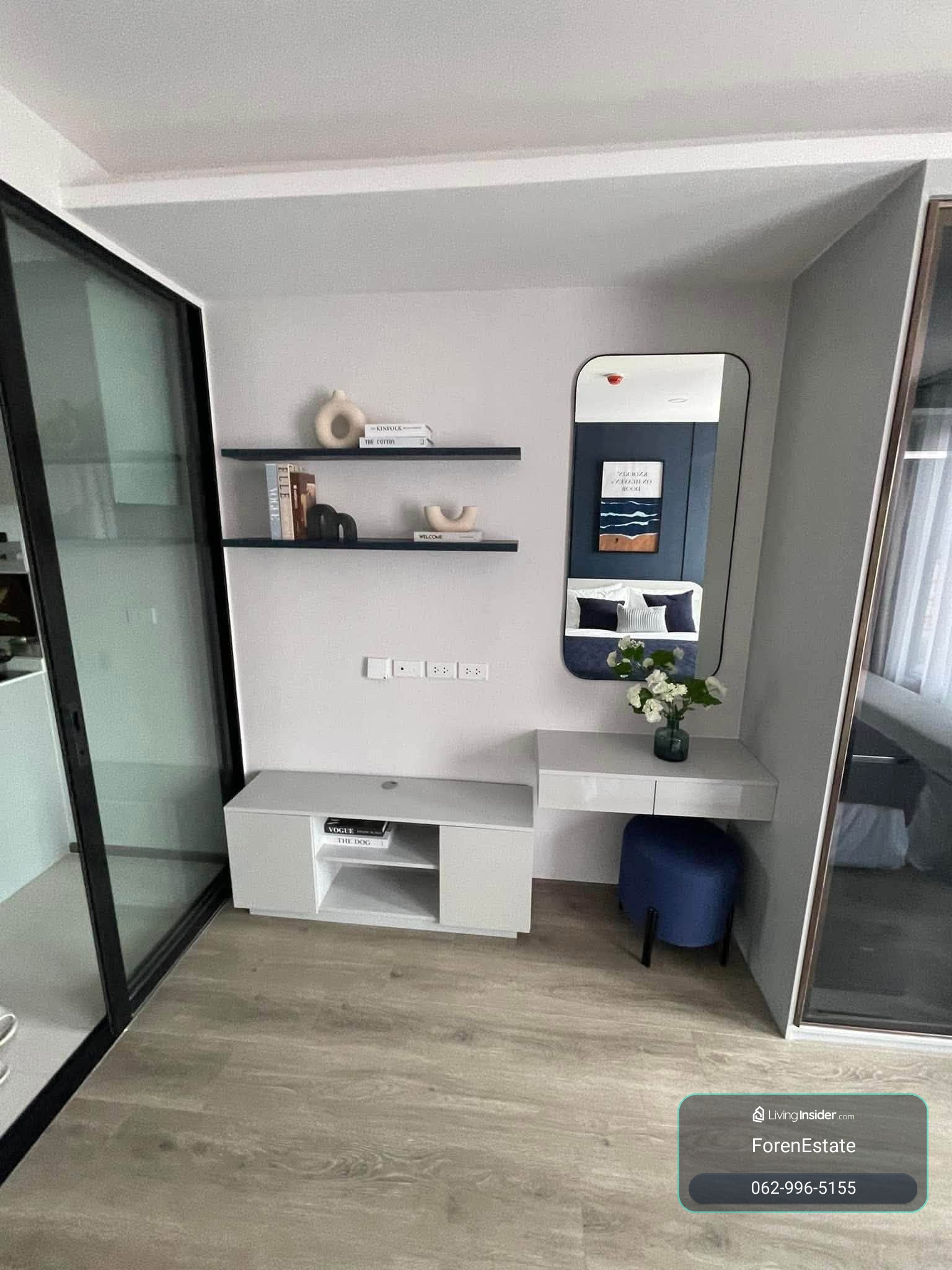 Condo for rent MRT Huai Khwang | Soho Bangkok Ratchada | Size 26sqm. Fully furnished and ready to move in. Near many department stores and office buildings – รูปที่ 3