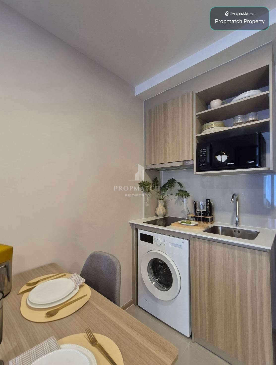 ✨Flash Deal ✨THE BASE Ratchada 19 ( 1Bed 1Bath 34SQM.) Ready to move in! Only 23,000 baht per month Tel.0981315848@propmatch – รูปที่ 2