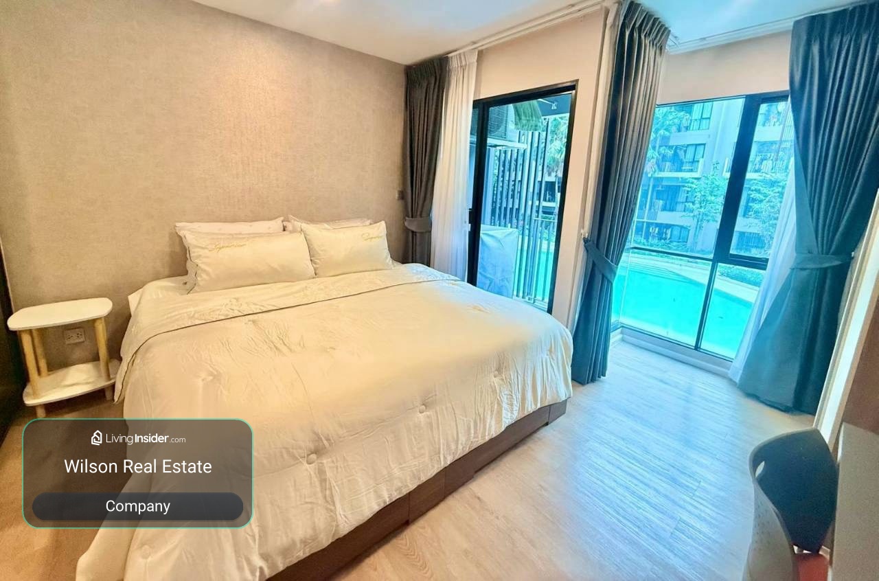 Kave Town Shif, pool view, 28 sq m, available, ready to move in. Shady, not hot – รูปที่ 2