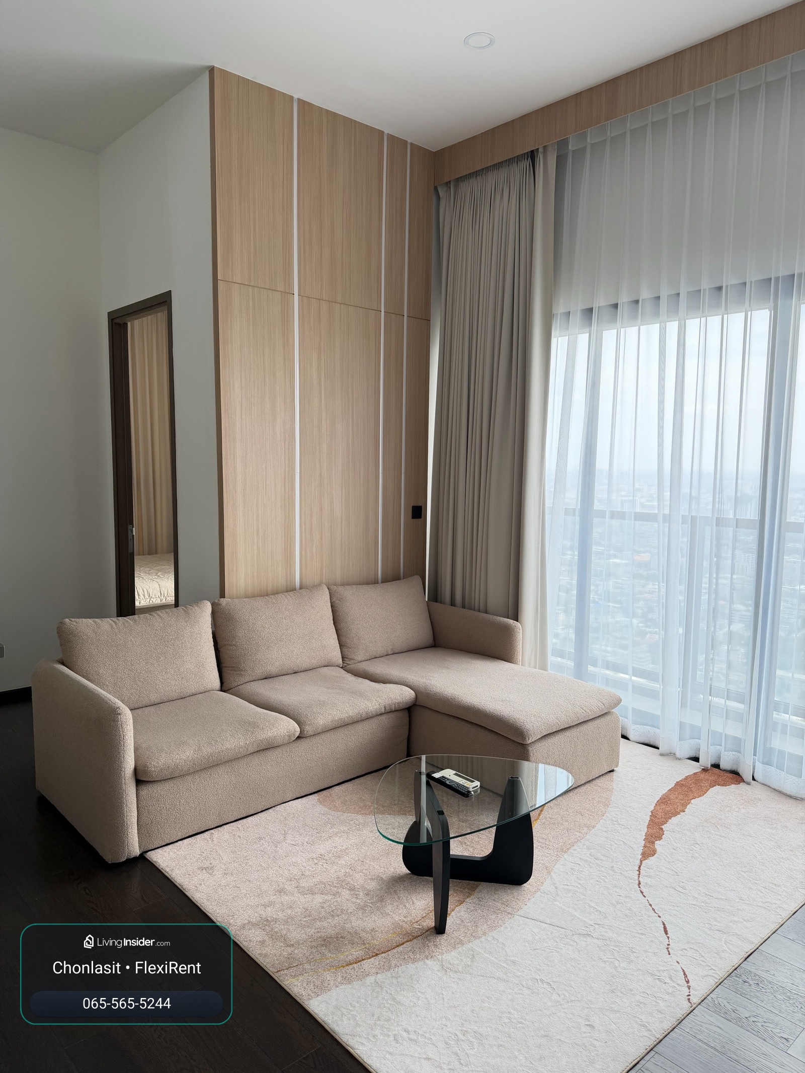 🌇 2 ห้องนอน 2 ห้องน้ำ ชั้น 51 | 68 ตร.ม. | Park Origin Thonglor – รูปที่ 4