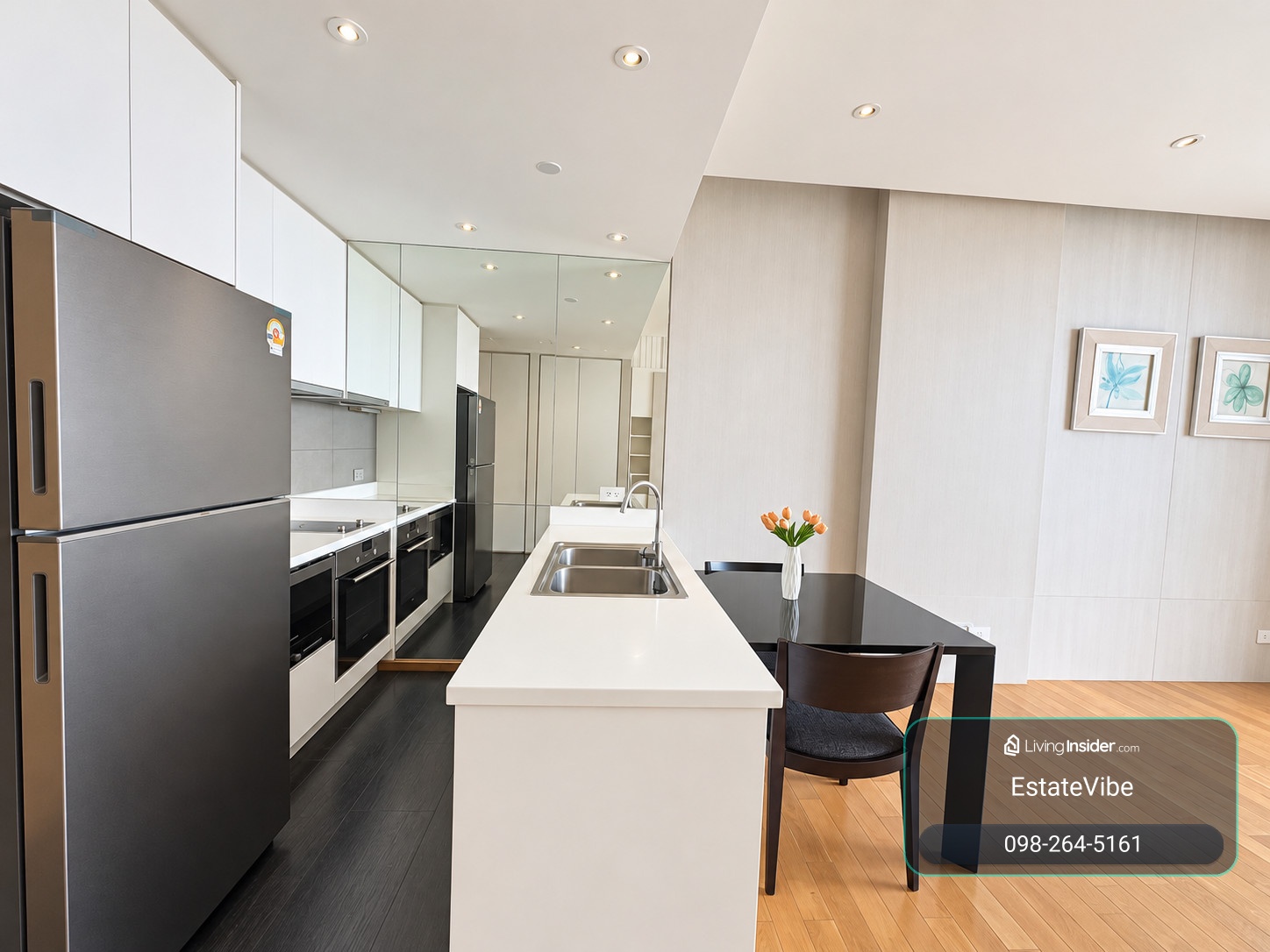 📍🐶Pet-Friendly🐱 ให้เช่า ✨Aequa Sukhumvit 49✨ 1 ห้องนอน 1 ห้องน้ำ ขนาด 59.5 ตร.ม ใกล้ BTS Thonglor (0.5 km) Tel.0982645161 – รูปที่ 2