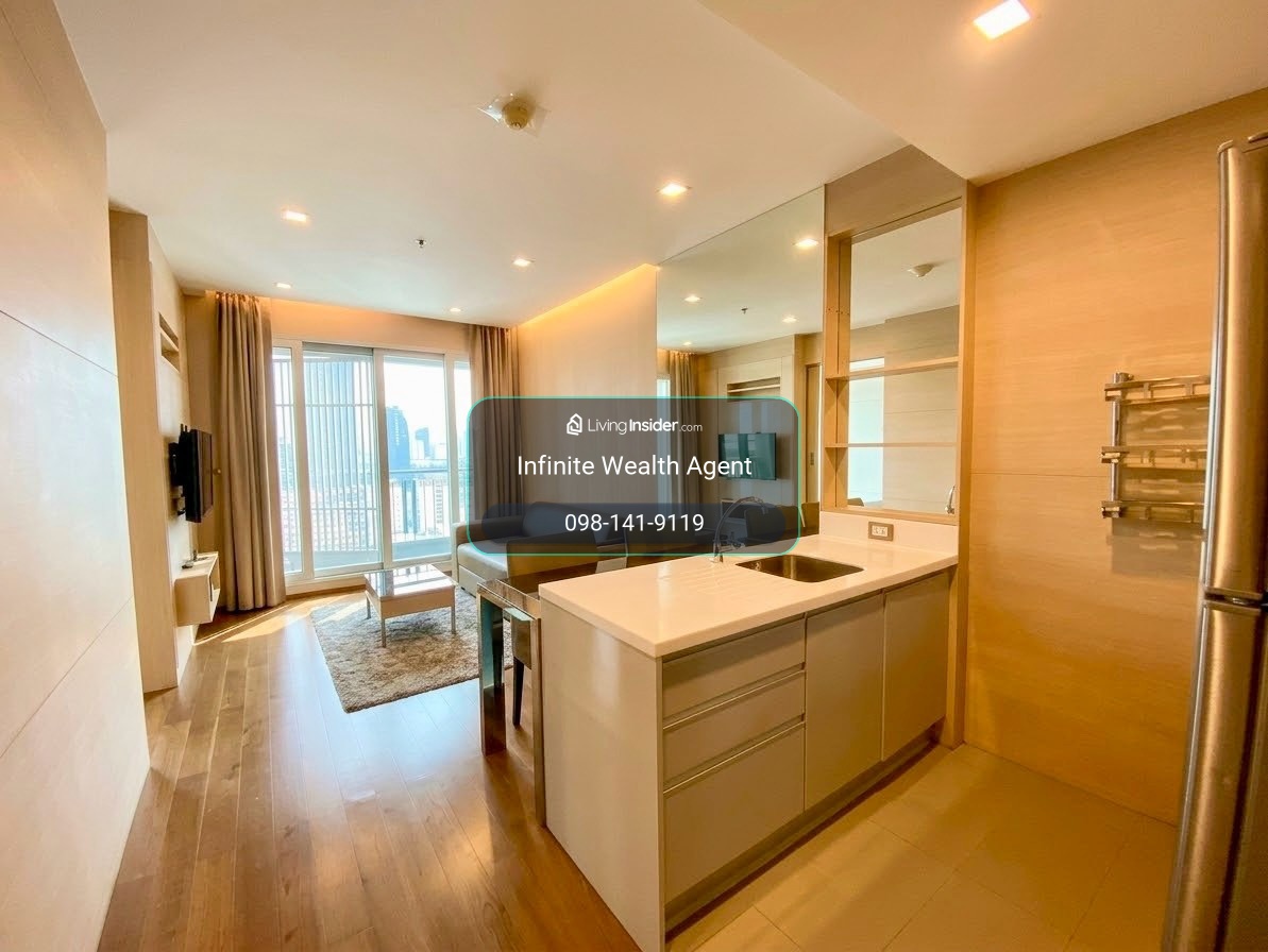 ✨ วิวเมืองโล่งไม่บล็อก! The Address Asoke | ชั้นสูง 1 นอน 45 ตร.ม. ครัวกว้าง ใกล้ MRT เพชรบุรี เพียง 25k/ด. • ว่างพร้อมอยู่ นัดชมห้องฟรี! – รูปที่ 4