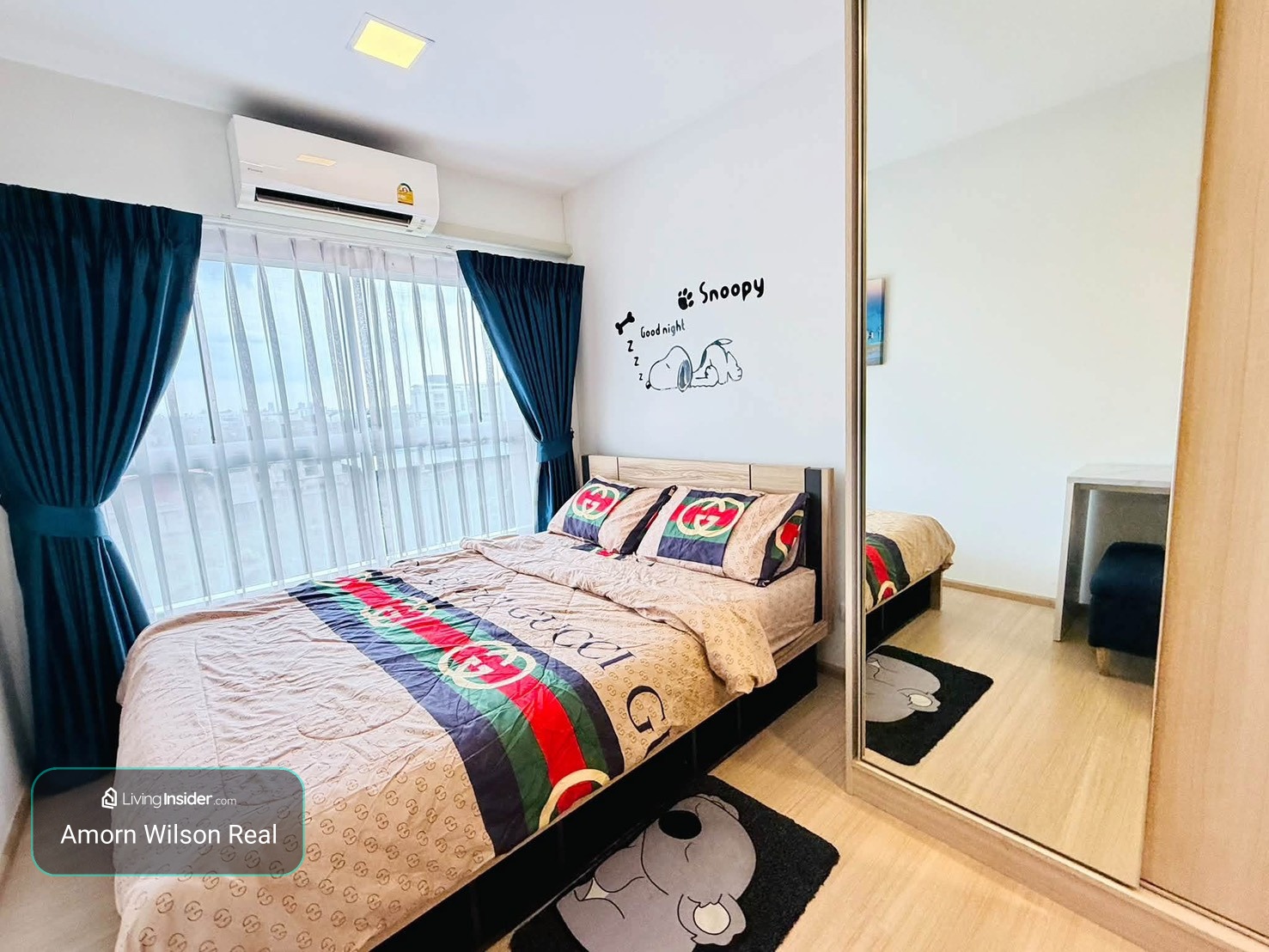 🏡 For rent 𝗣𝗟𝗨𝗠 𝗖𝗢𝗡𝗗𝗢 𝗥𝗔𝗡𝗚𝗦𝗜𝗧 𝗙𝗥𝗘𝗦𝗛 | Building A, 4th floor | Outside view 🌿 | Fully furnished | Near 7-Eleven ✨ – รูปที่ 3