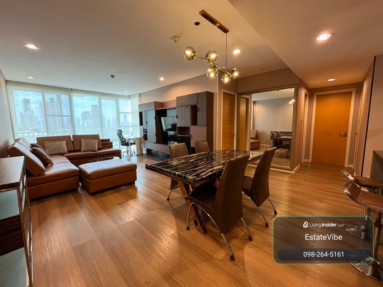 🐶Pet-Friendly🐱 📍For Rent ✨Fullerton✨ 2 beds, 2 baths, size 105 sqm, Near BTS Thonglor (0.5 km), Tel.0982645161 – รูปที่ 2