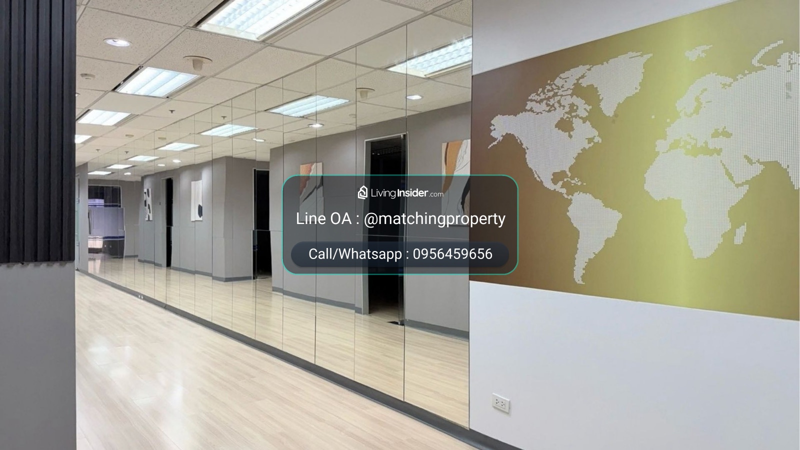 Office/office for rent, Asoke, Sermmit Building, size 8-39 sq m. Price starts at 10,000-82,500 baht, near BTS Asoke/MRT Sukhumvit. – รูปที่ 4