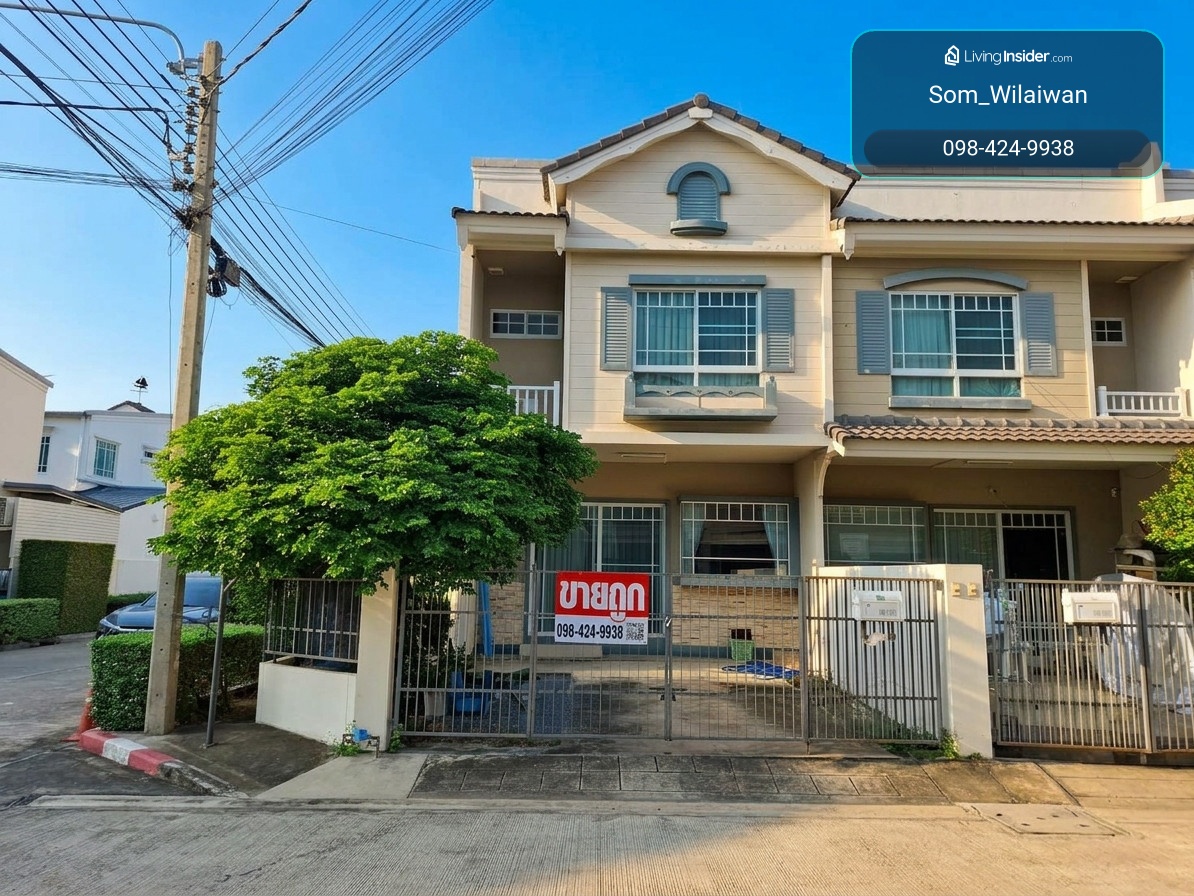 Available for rent, corner unit, Indy Bang Yai University, beginning of Soi Kaew In, 5 minutes to Central Westgate. – รูปที่ 2
