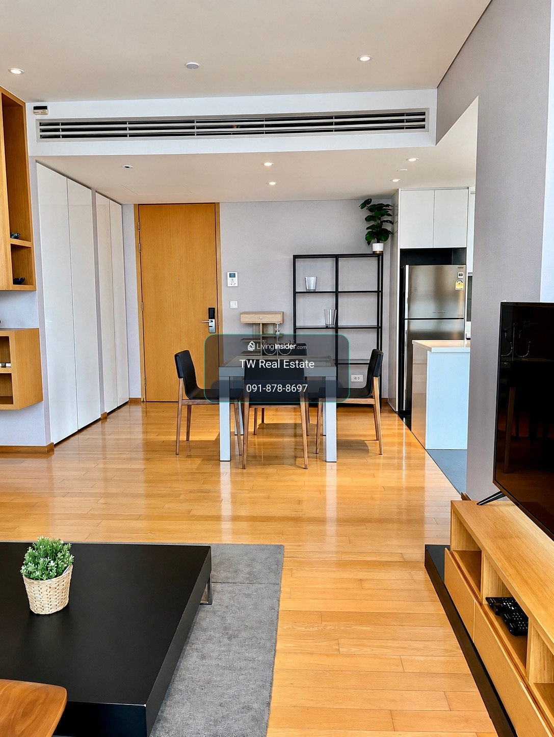 ให้เช่า Aequa Residence Sukhumvit 49 Luxury High-Rise Living | ชั้น 24 | 1 ห้องนอน 66 ตร.ม. | Fully Furnished – รูปที่ 3
