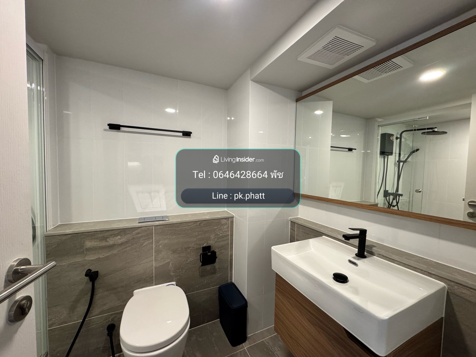 🤍 1 Bedroom Hybrid | 36 SQ.M. 🌃 4.3 M. High Ceiling 35,000 /M ☎️0646428664 – รูปที่ 3