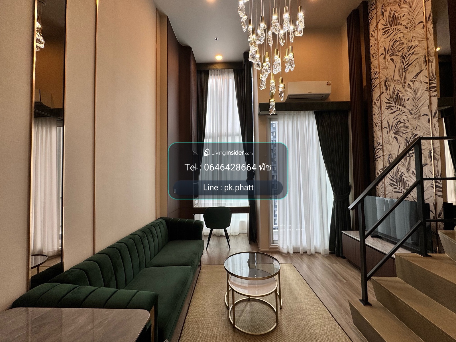 🤍 1 Bedroom Hybrid | 36 SQ.M. 🌃 4.3 M. High Ceiling 35,000 /M ☎️0646428664 – รูปที่ 2