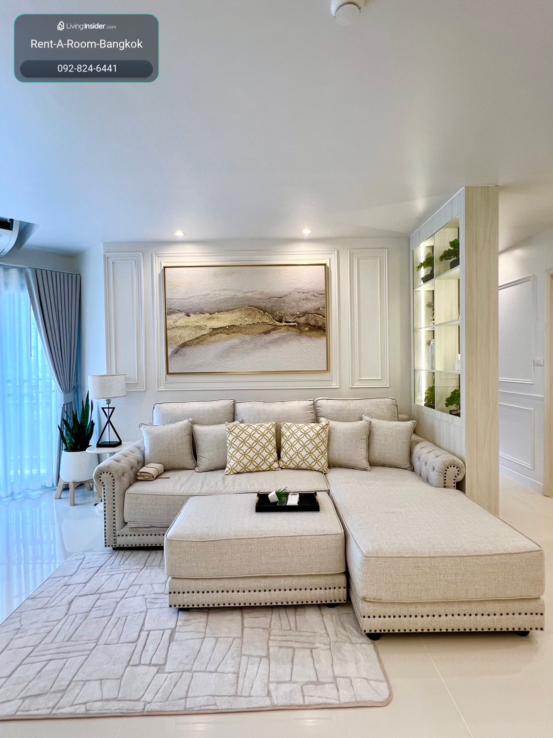 Belle park residence, 98 sqm 2 bed 2 bath, floor 17, 60,000 thb  – รูปที่ 2