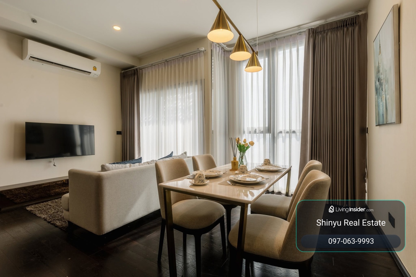 ให้เช่าคอนโด Park Origin Thonglor - 2 ห้องนอน 1 ห้องน้ำ - 68 ตร.ม. - เช่า 65,000 บาท/เดือน [BWr2610021]  – รูปที่ 2