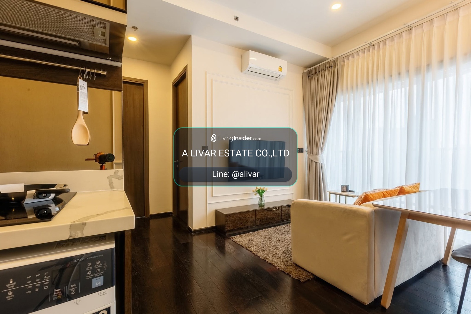 RC101126 Condo 2 beds for rent at Park Origin Thonglor ใกล้ BTS ทองหล่อ  – รูปที่ 4