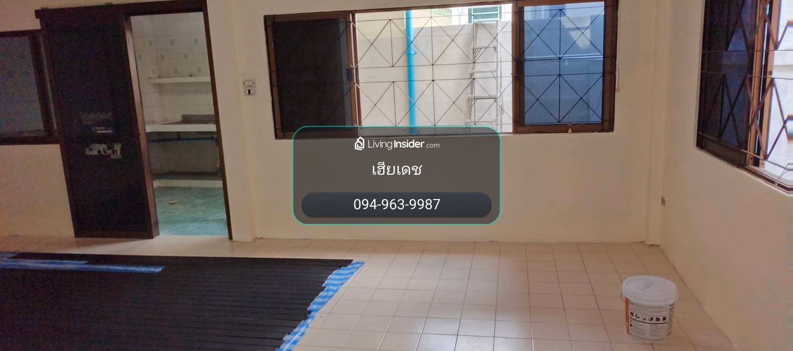 House for rent, Lat Phrao, at the entrance of the alley there is a skytrain. Walk in and out 30 meters. The house is newly decorated and painted. Get a pet And the water doesnt flood the house. – รูปที่ 2