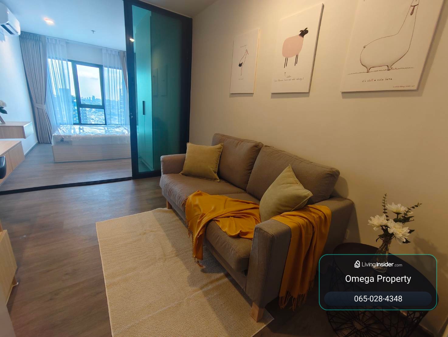 OMG3407  [ รีเจ้นท์โฮม วุฒากาศ ]  ห้องสวย มือ 1 ให้เช่า 10 ตุลา 69 – รูปที่ 3